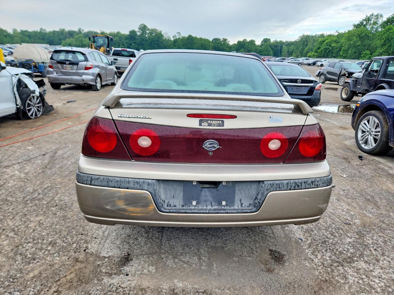 2002 Chevrolet Impala Beige vin: 2G1WF55E529291011