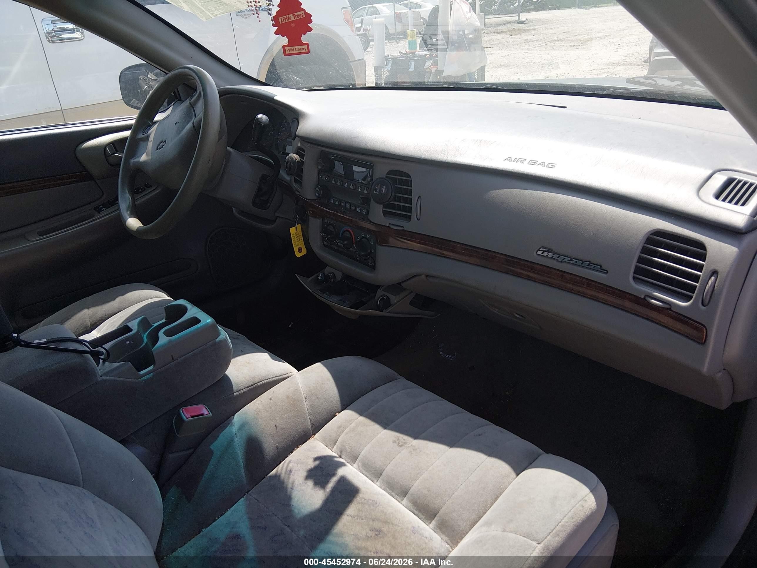 2001 Chevrolet Impala   Green vin: 2G1WF55E619205283