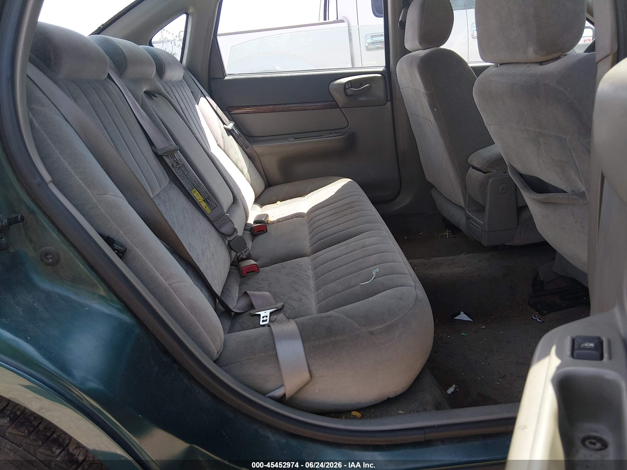 2001 Chevrolet Impala   Green vin: 2G1WF55E619205283
