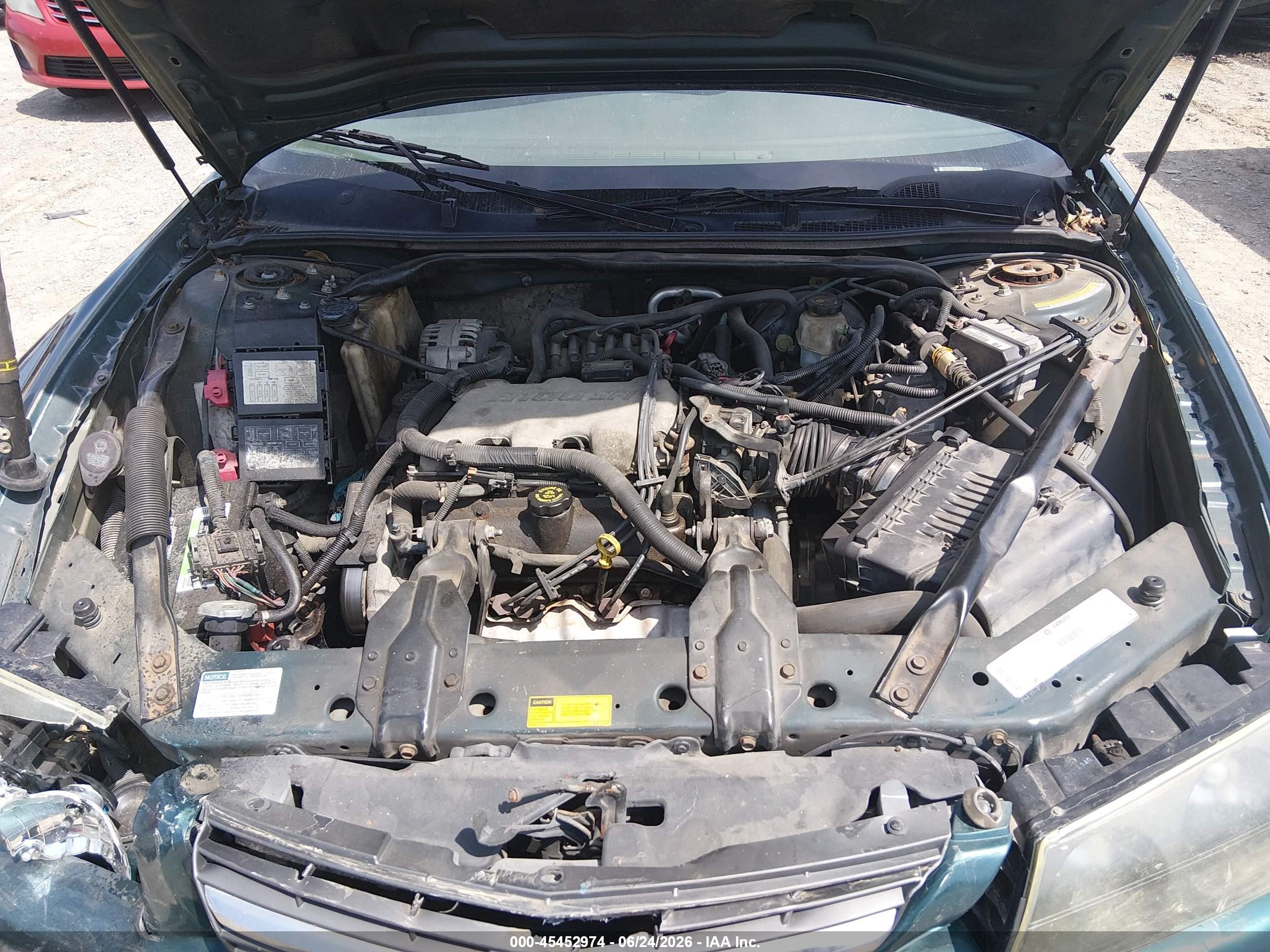 2001 Chevrolet Impala   Green vin: 2G1WF55E619205283