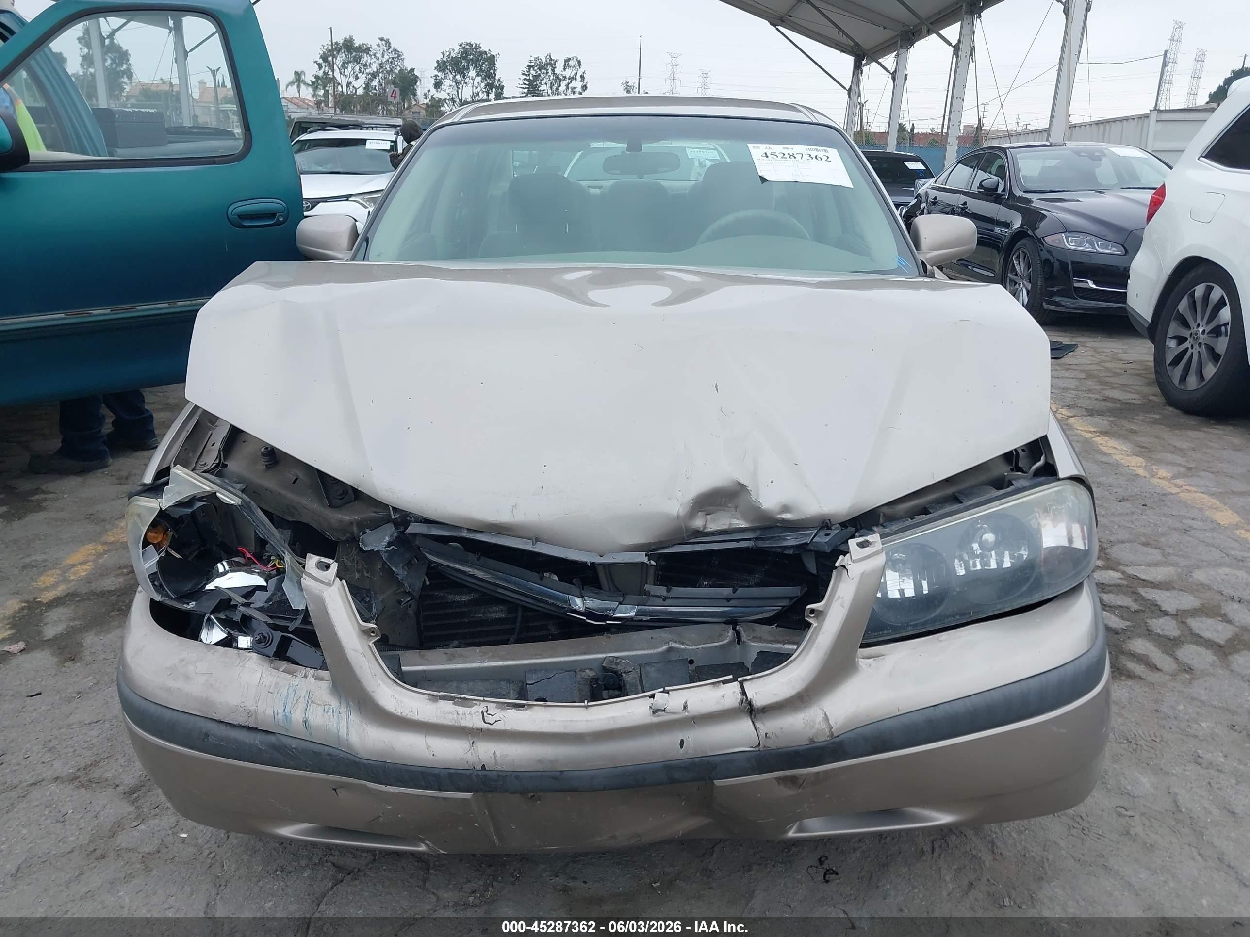 2001 Chevrolet Impala   Beige vin: 2G1WF55E619274989