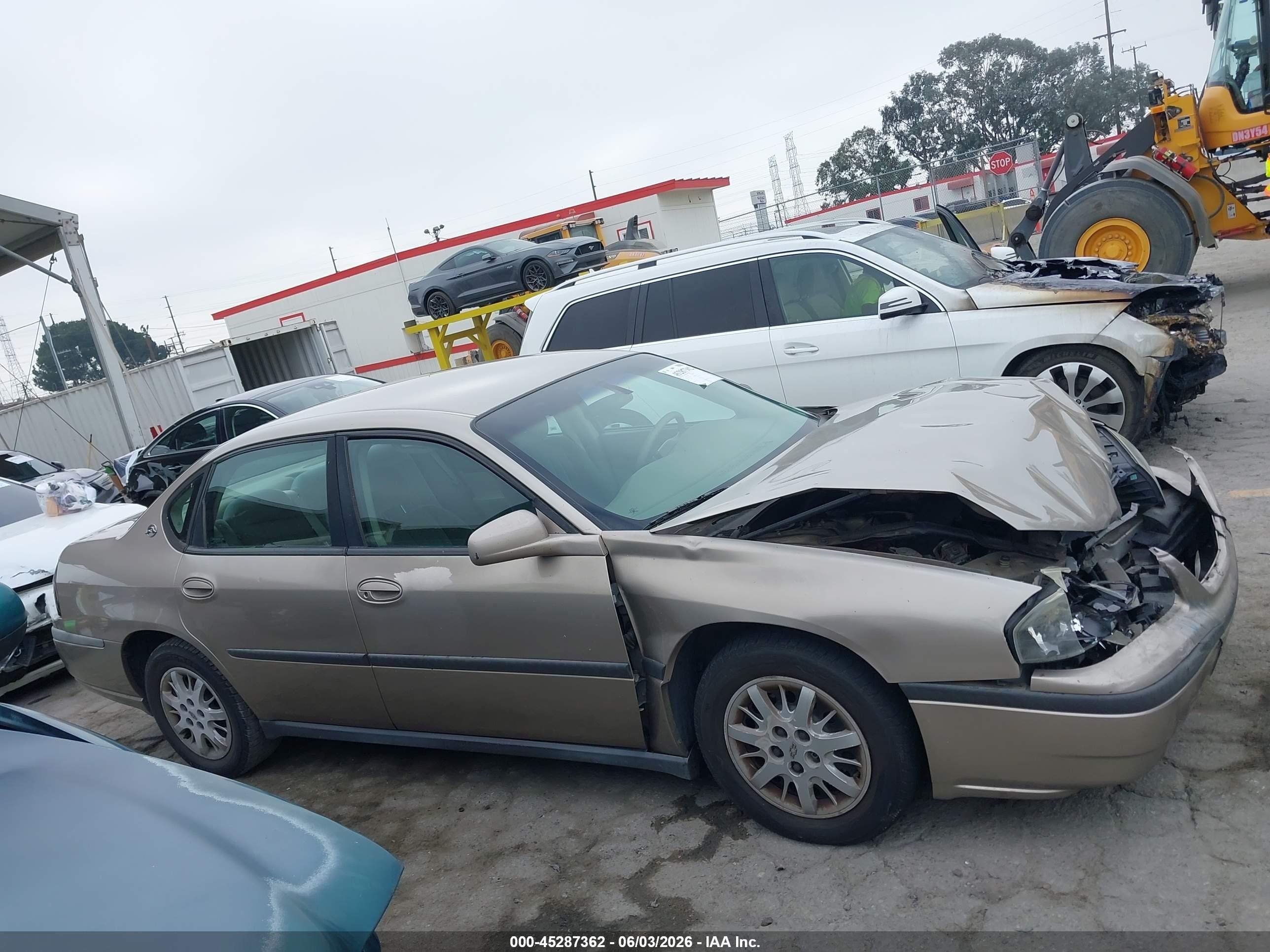 2001 Chevrolet Impala   Beige vin: 2G1WF55E619274989