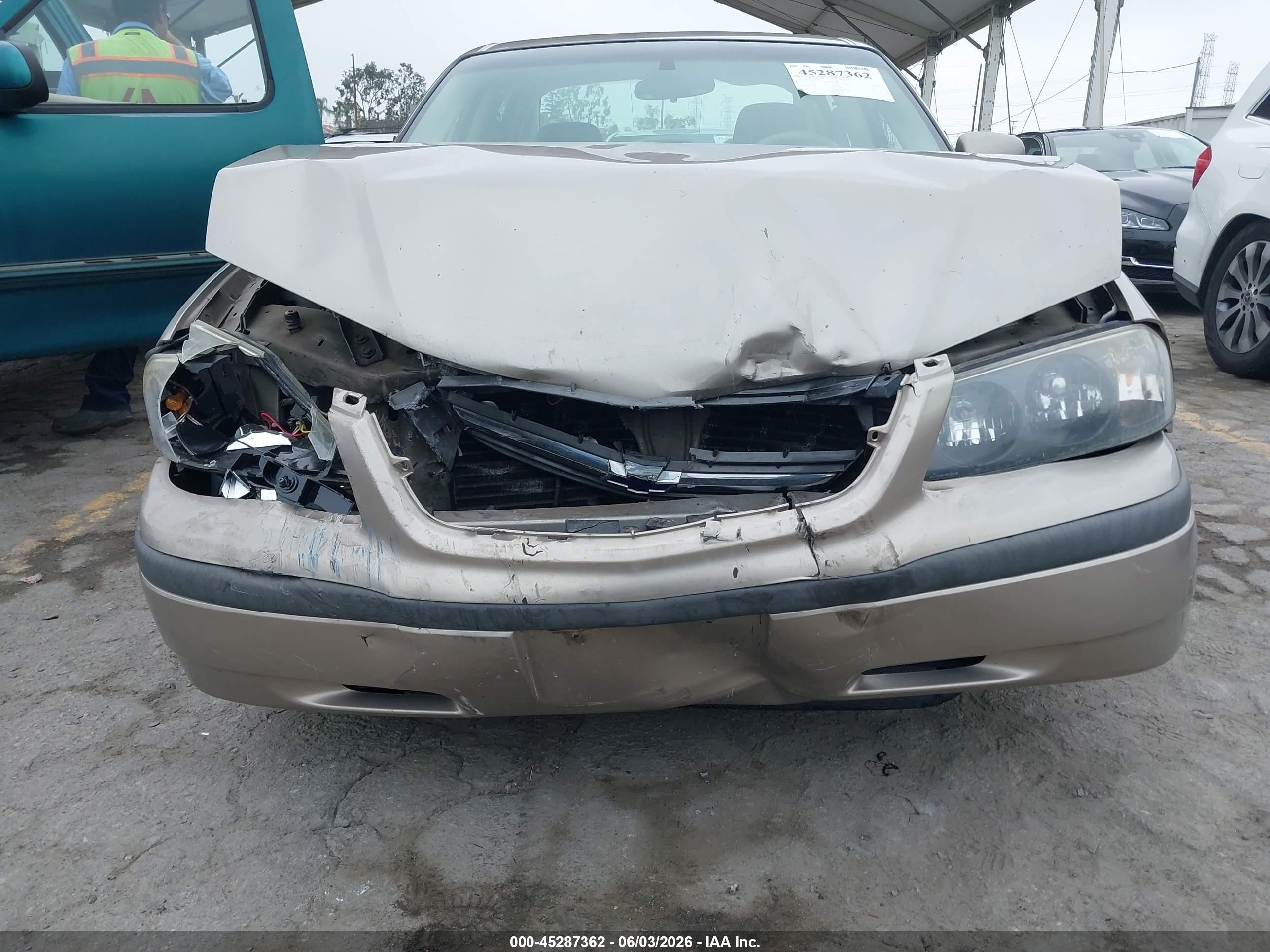 2001 Chevrolet Impala   Beige vin: 2G1WF55E619274989