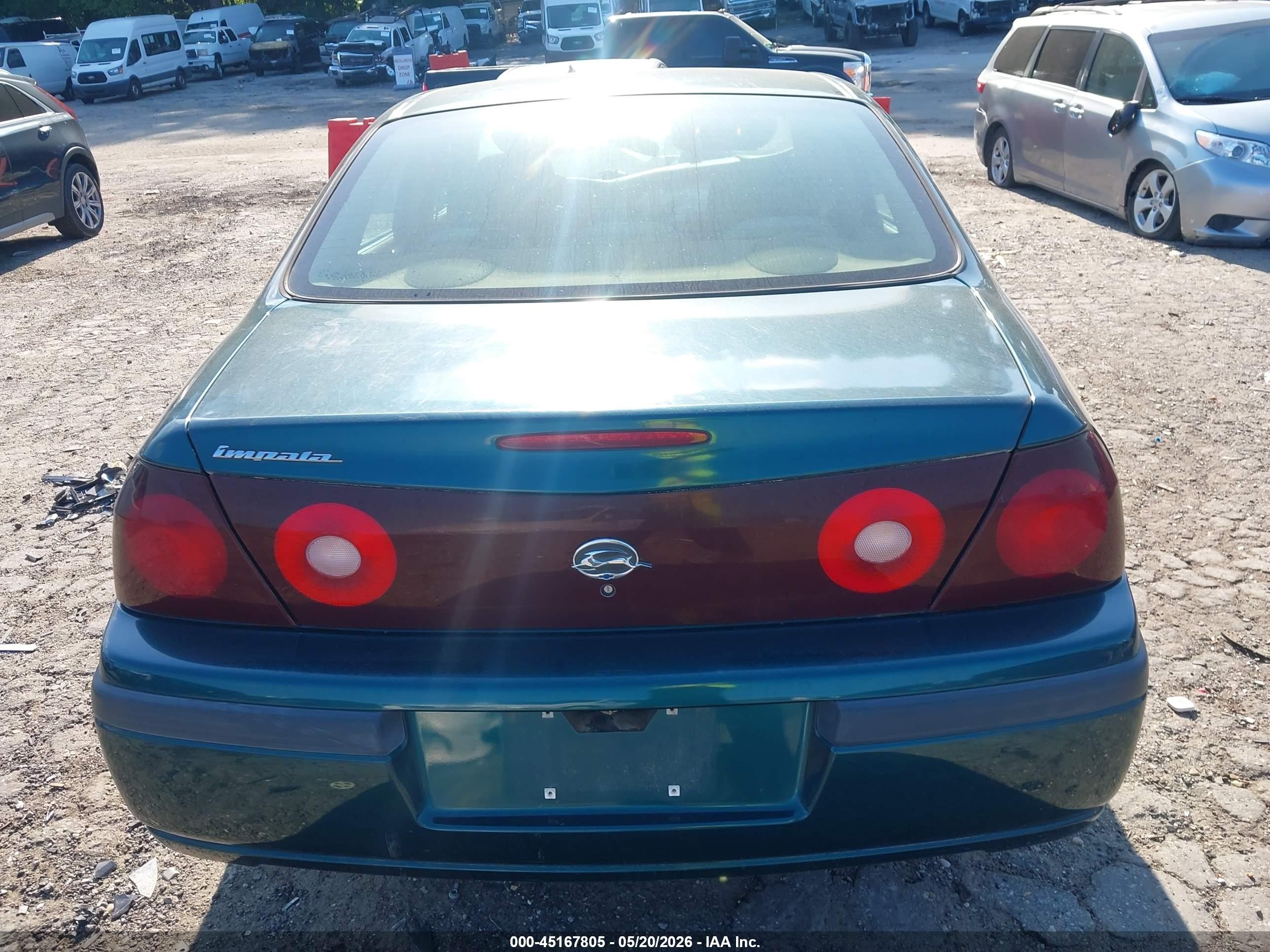 2000 Chevrolet Impala   Зеленый vin: 2G1WF55E6Y9134175