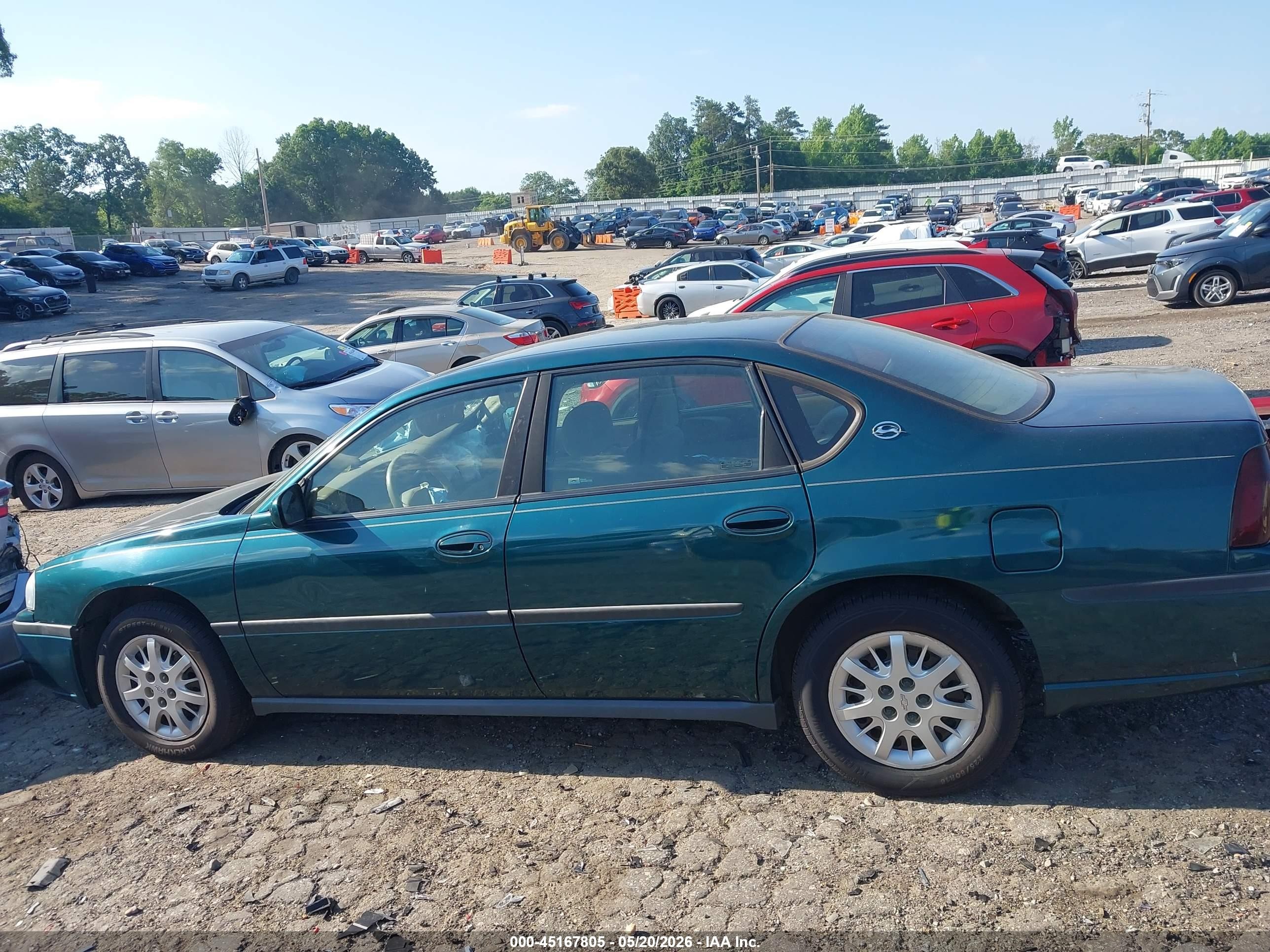 2000 Chevrolet Impala   Зеленый vin: 2G1WF55E6Y9134175