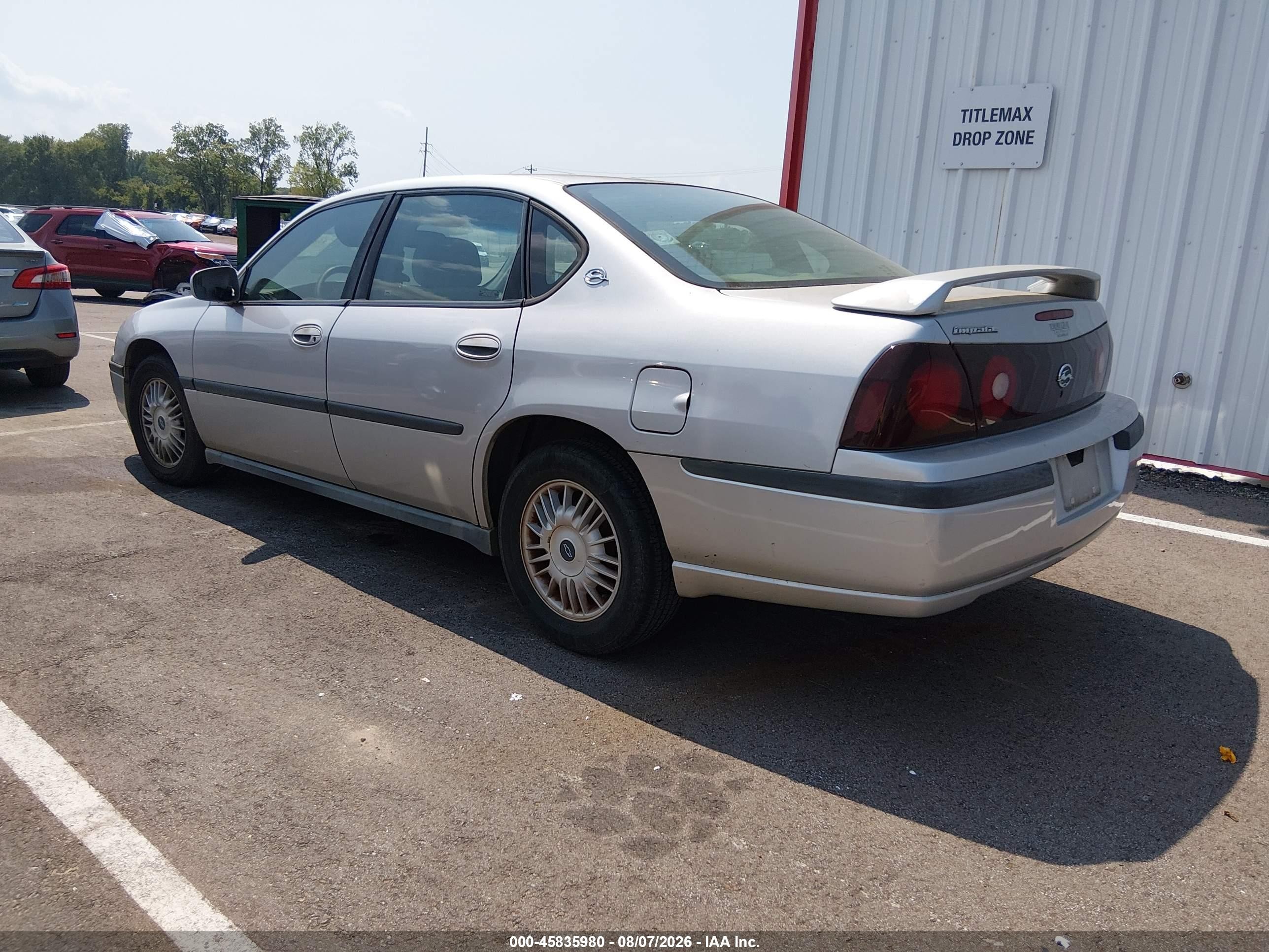 2000 Chevrolet Impala   Silver vin: 2G1WF55E6Y9182081