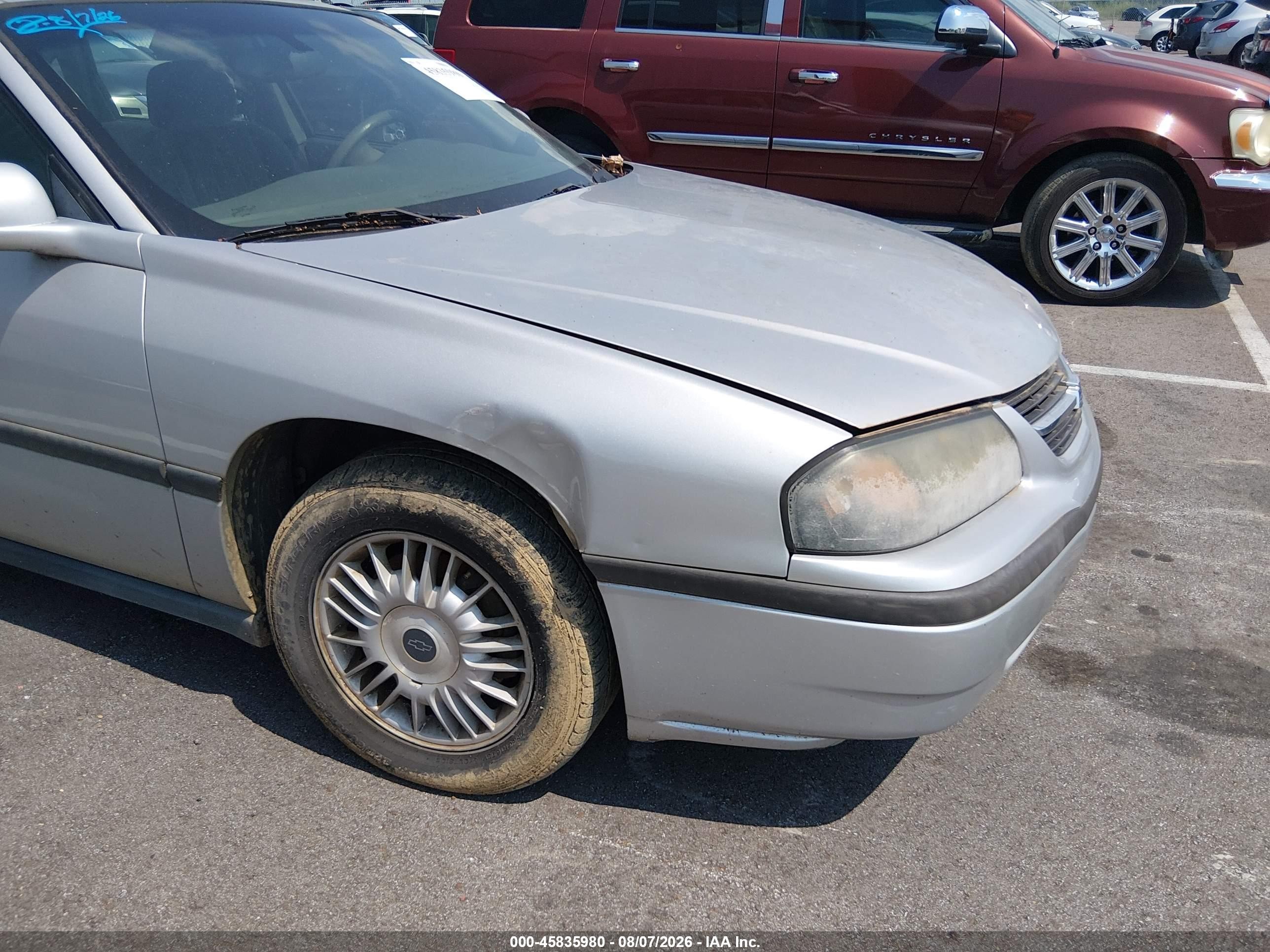 2000 Chevrolet Impala   Silver vin: 2G1WF55E6Y9182081