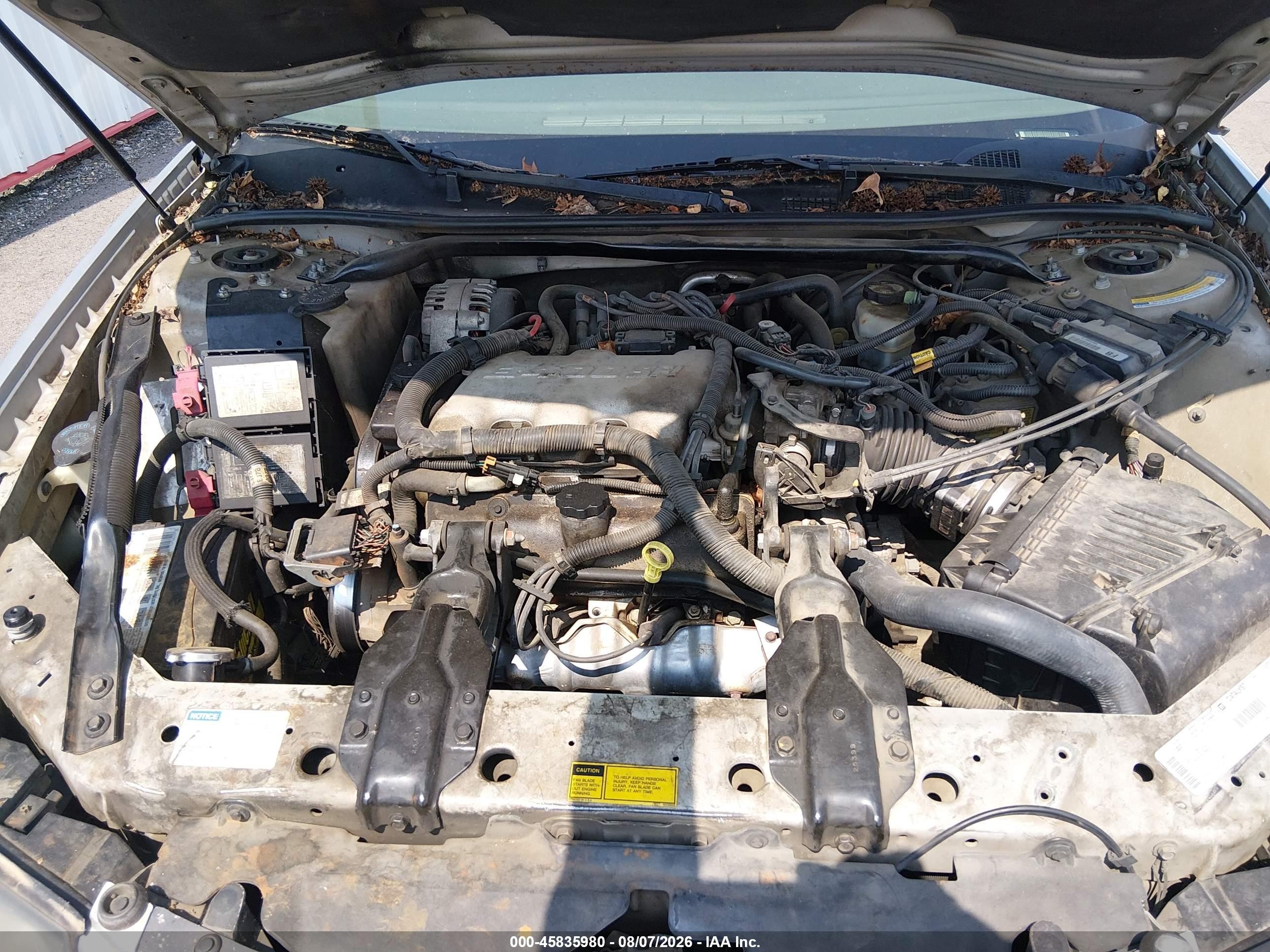 2000 Chevrolet Impala   Silver vin: 2G1WF55E6Y9182081