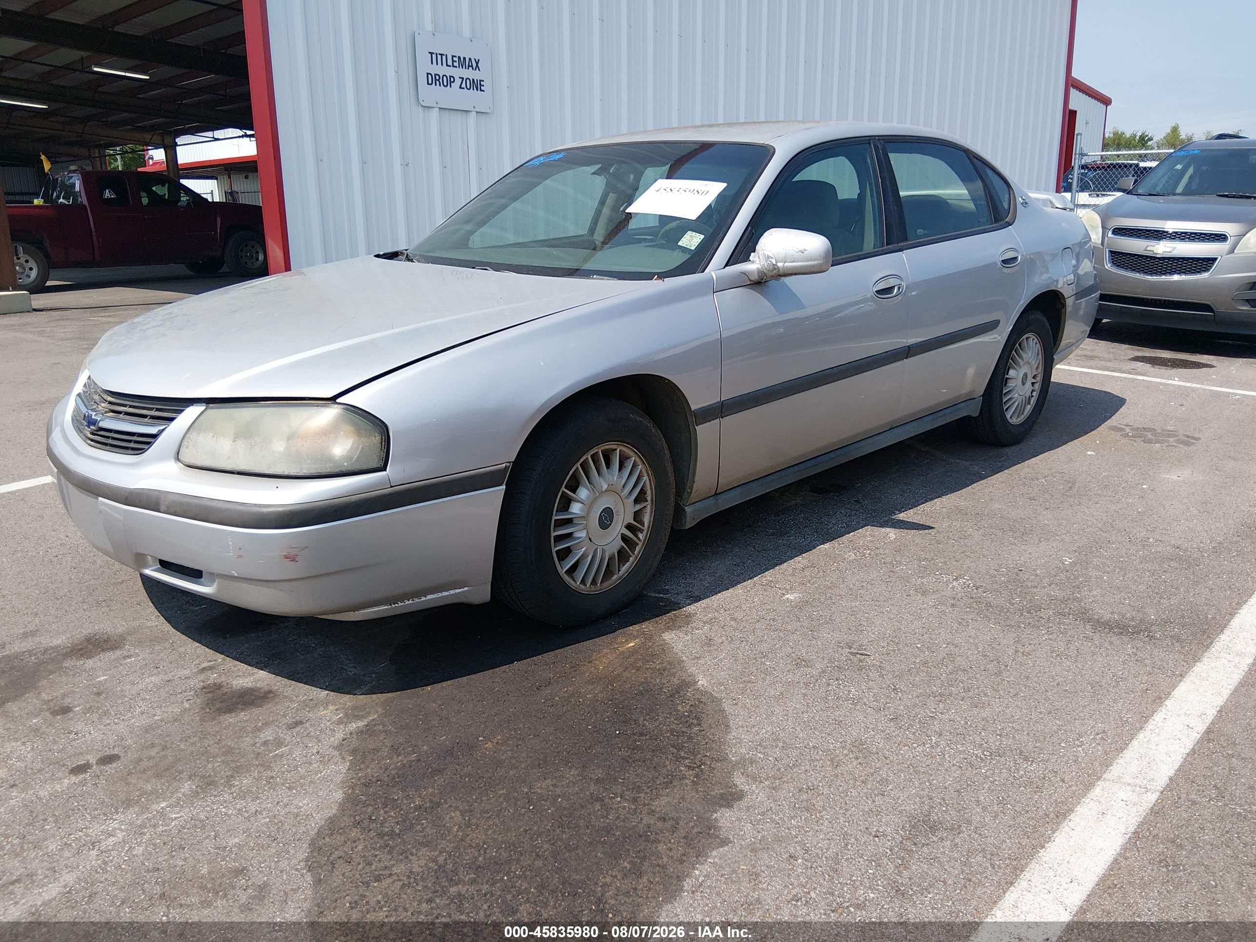 2000 Chevrolet Impala   Silver vin: 2G1WF55E6Y9182081
