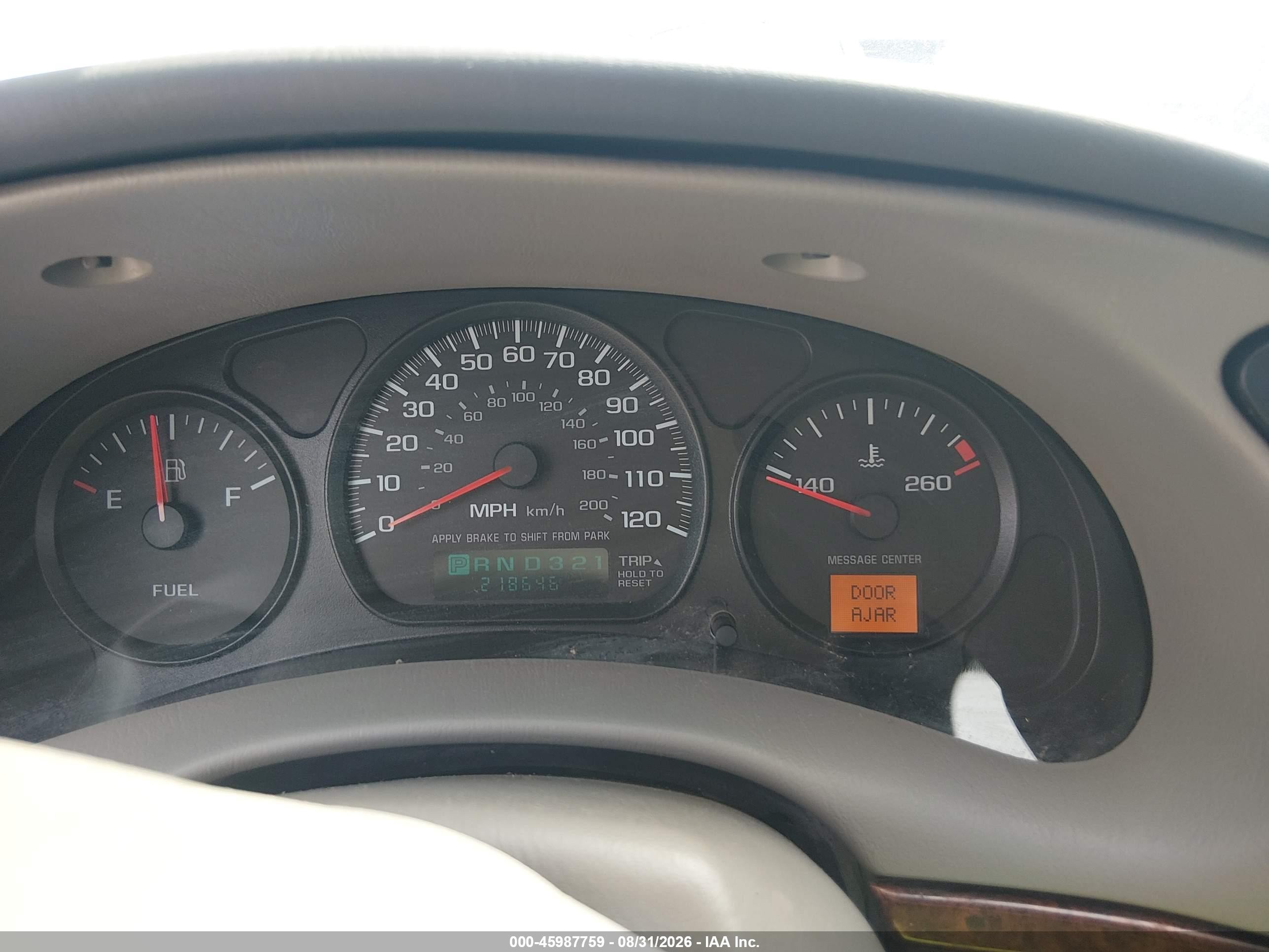 2002 Chevrolet Impala   White vin: 2G1WF55E729154636