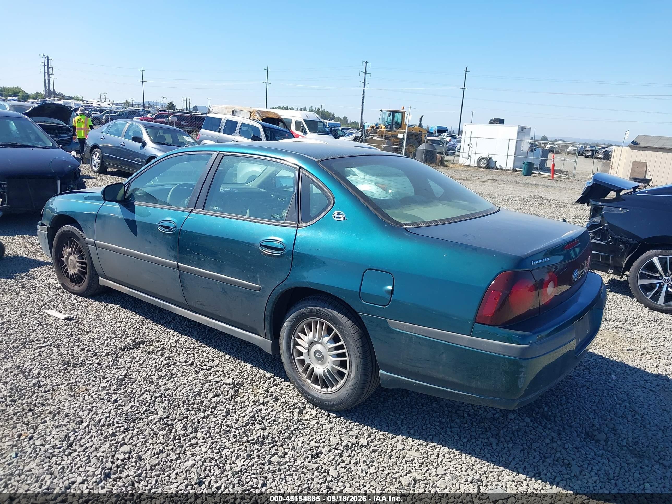 2000 Chevrolet Impala   Green vin: 2G1WF55E7Y9242904