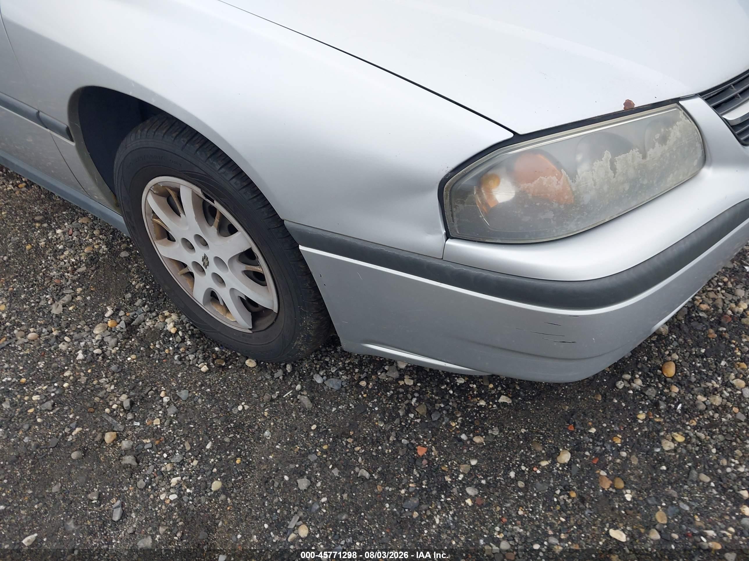 2001 Chevrolet Impala   Silver vin: 2G1WF55E819274475
