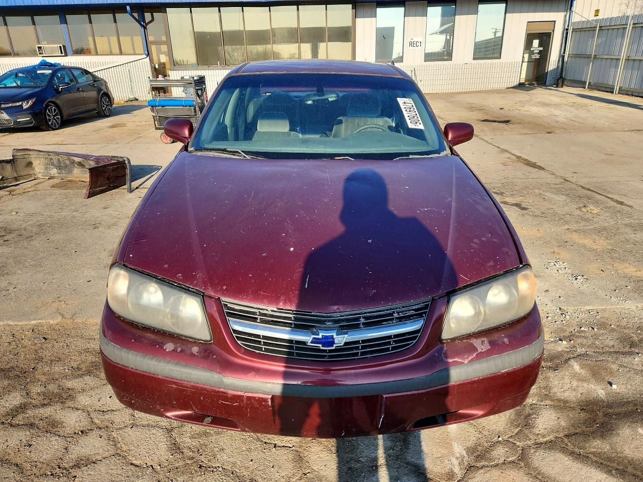 2002 Chevrolet Impala Burgundy vin: 2G1WF55E929313320
