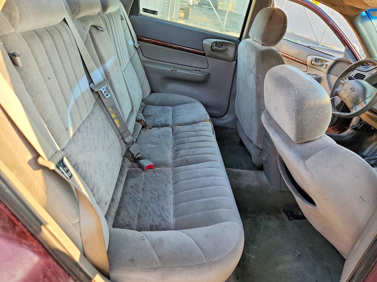 2002 Chevrolet Impala Burgundy vin: 2G1WF55E929313320