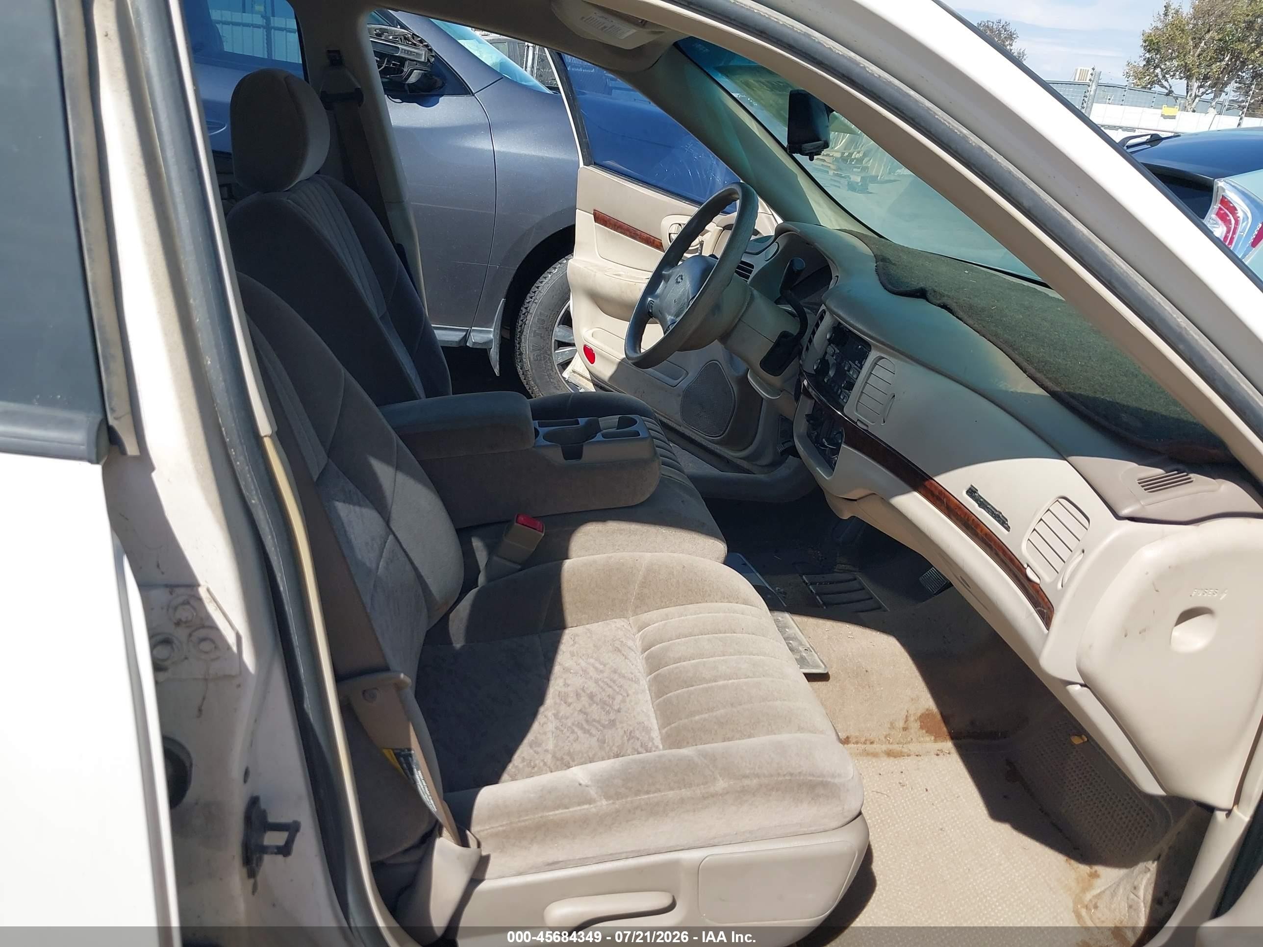 2002 Chevrolet Impala   White vin: 2G1WF55EX29249272