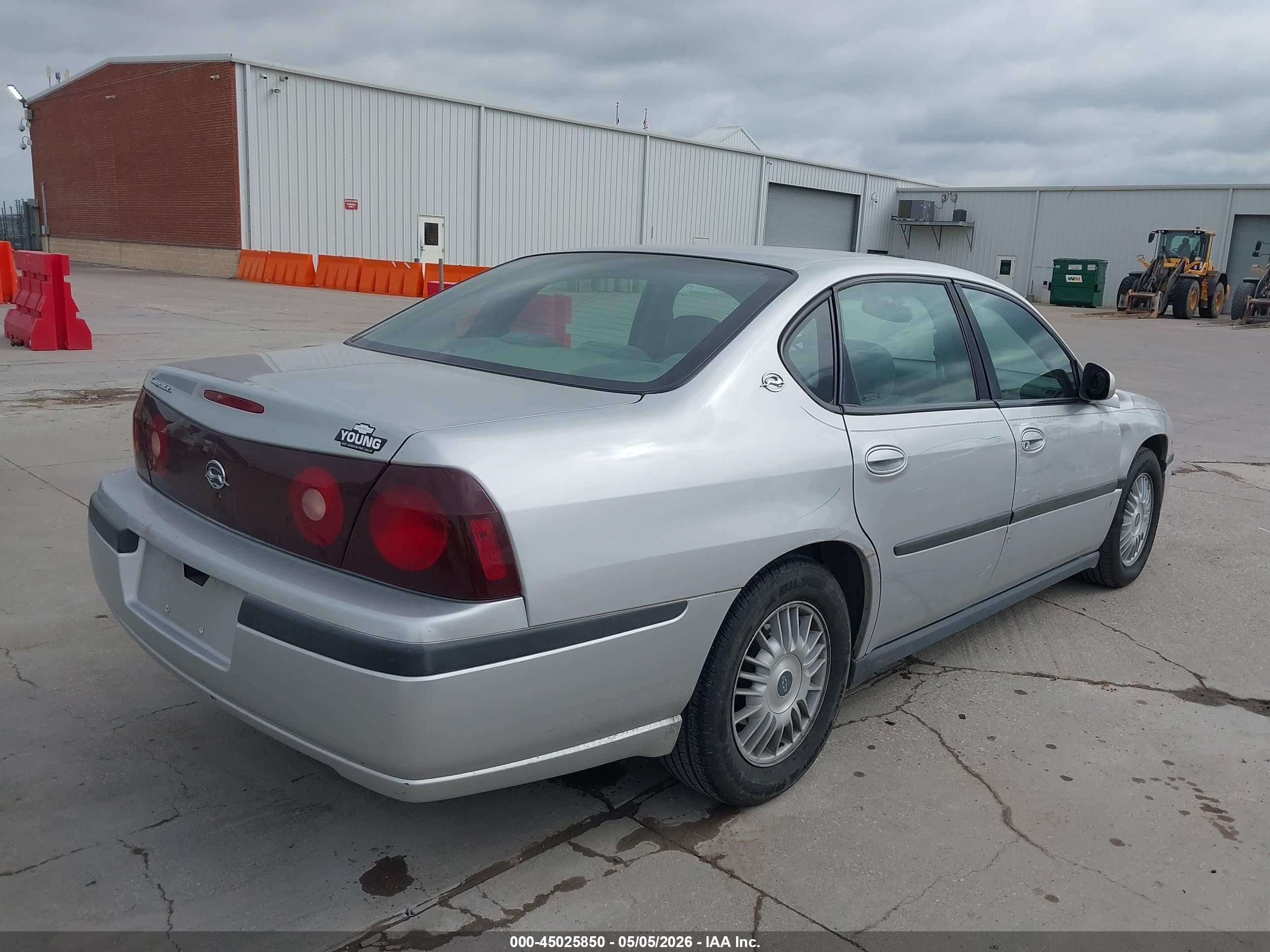 2000 Chevrolet Impala   Серебряный vin: 2G1WF55K0Y9245293