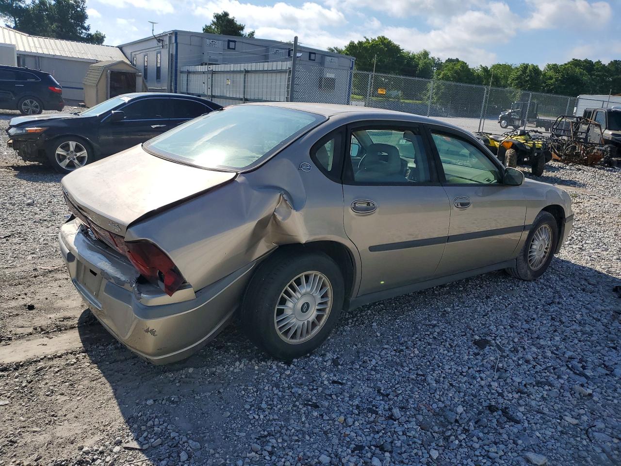 2002 Chevrolet Impala Gold vin: 2G1WF55K229180311
