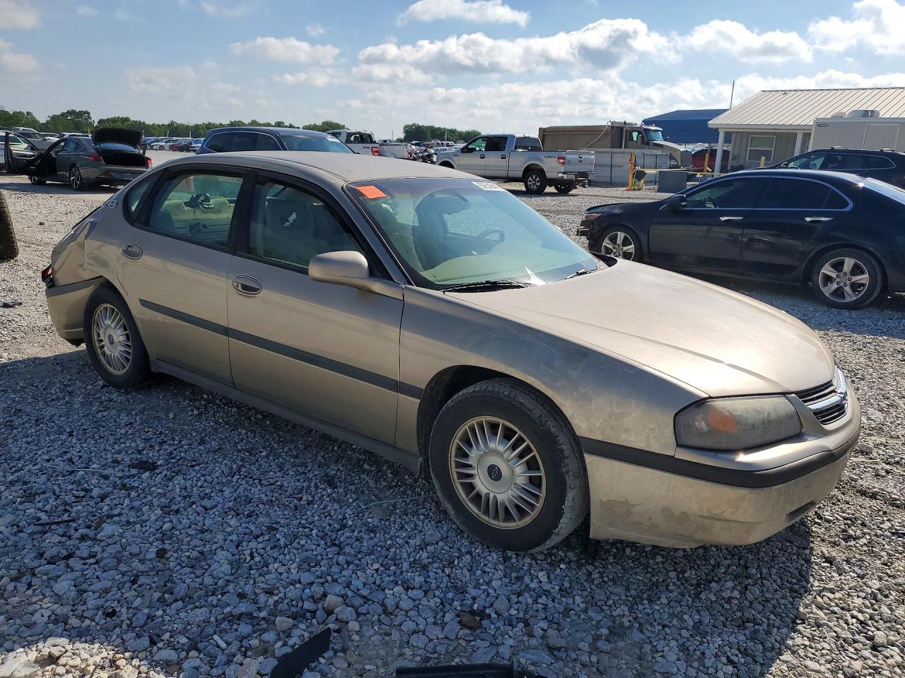 2002 Chevrolet Impala Gold vin: 2G1WF55K229180311