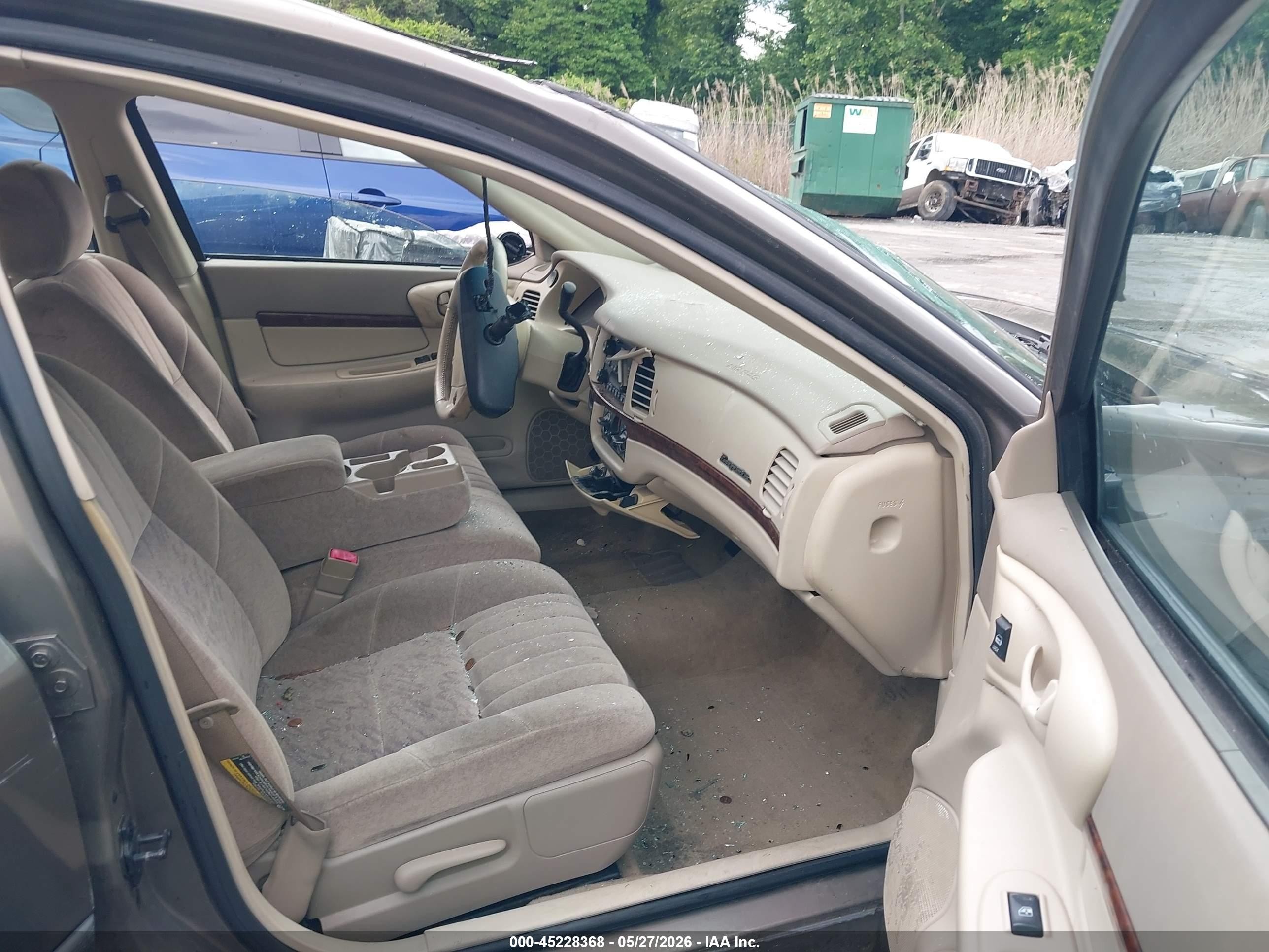 2002 Chevrolet Impala   Brown vin: 2G1WF55K329204762