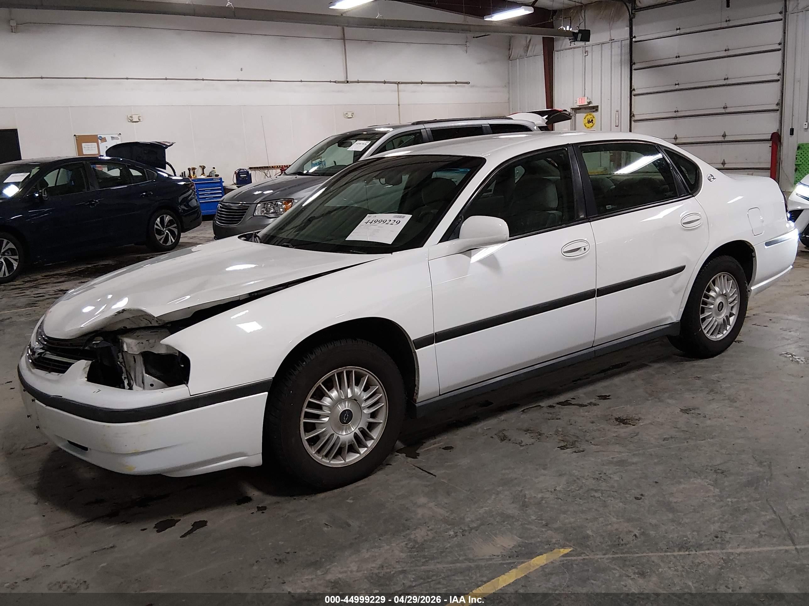2000 Chevrolet Impala   White vin: 2G1WF55K5Y9360813