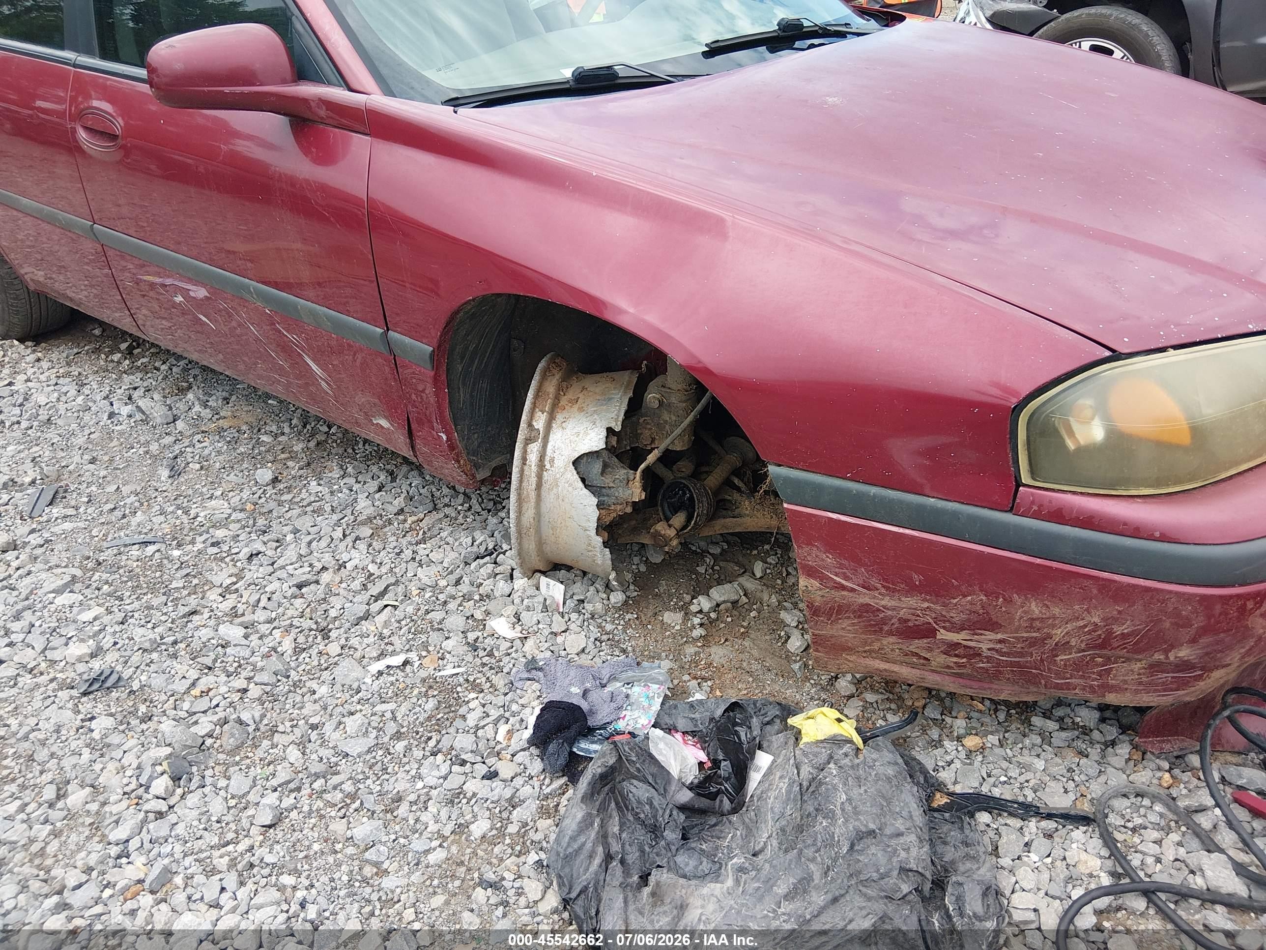 2005 Chevrolet Impala Police Red vin: 2G1WF55K659202914