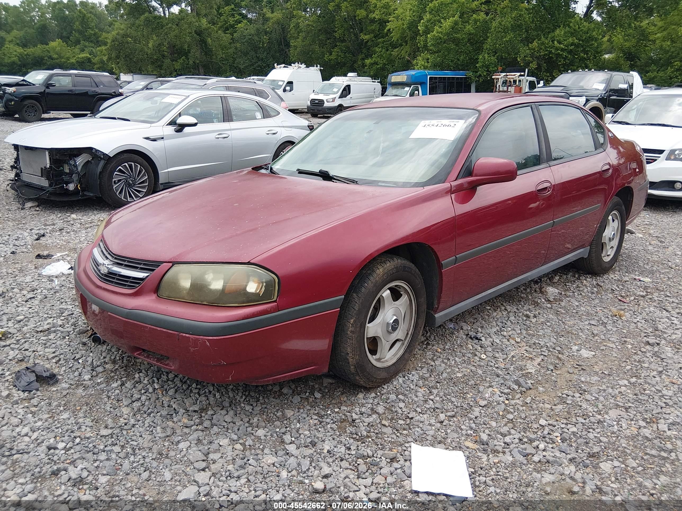 2005 Chevrolet Impala Police Red vin: 2G1WF55K659202914