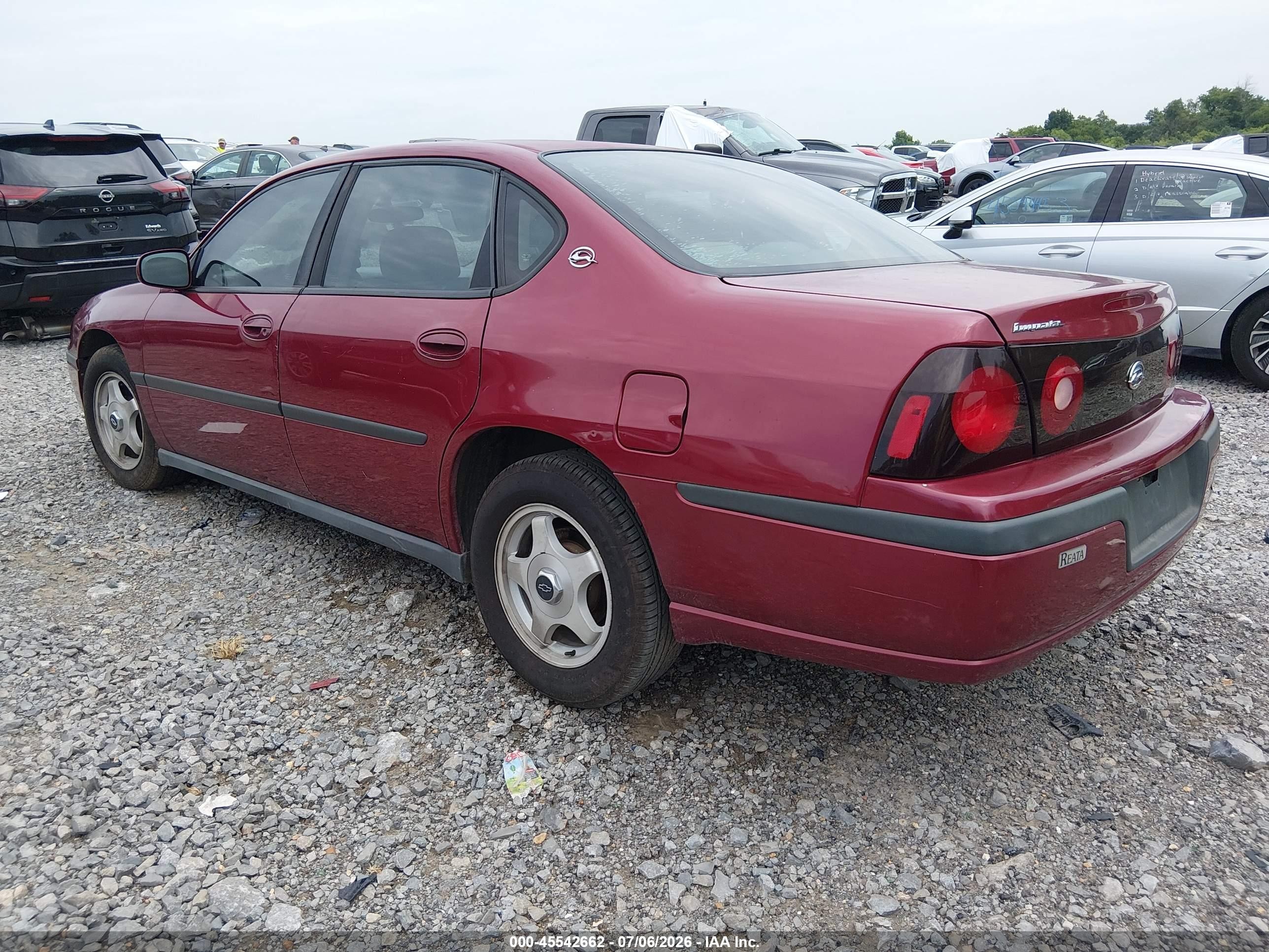 2005 Chevrolet Impala Police Red vin: 2G1WF55K659202914