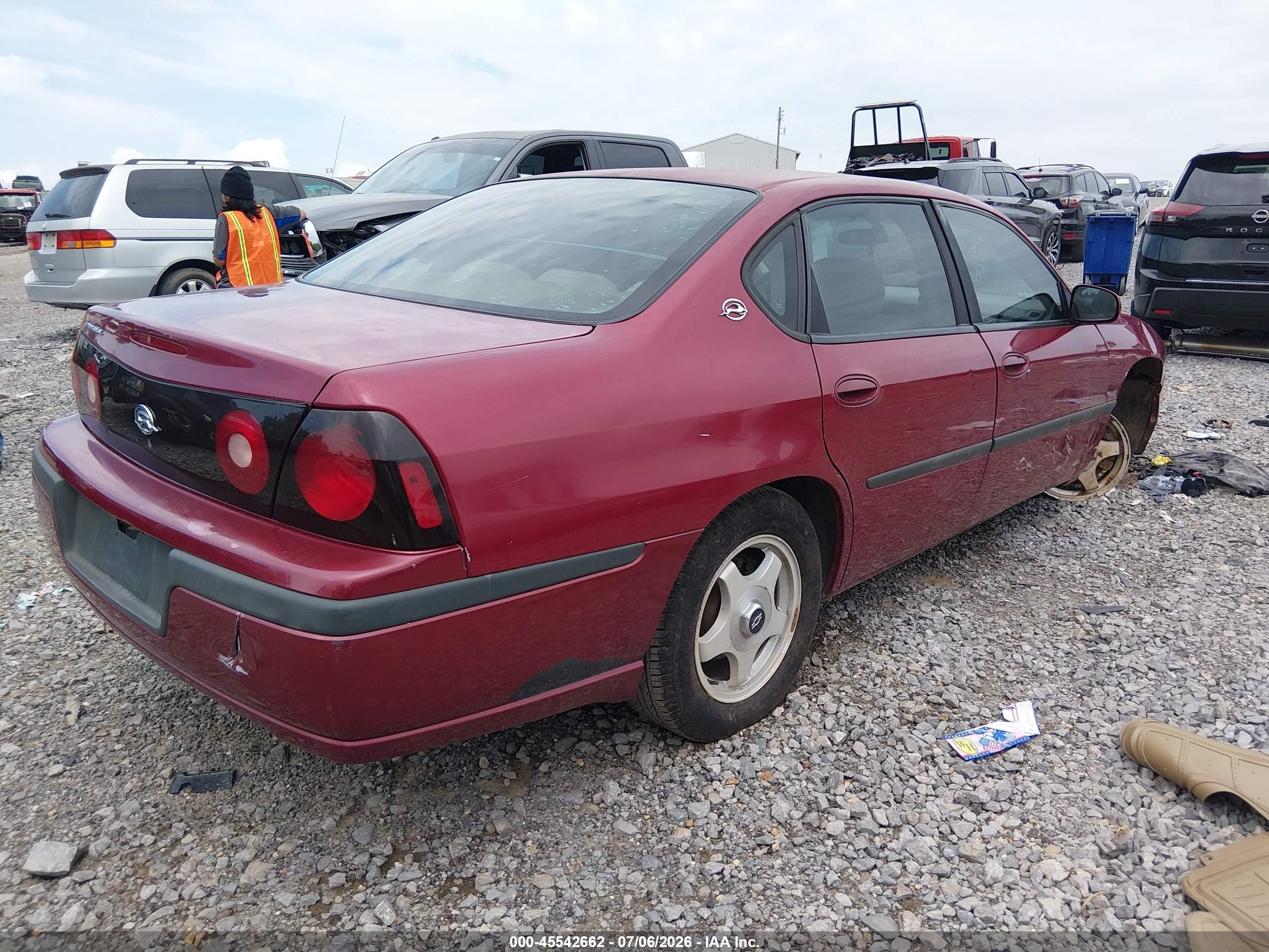 2005 Chevrolet Impala Police Red vin: 2G1WF55K659202914