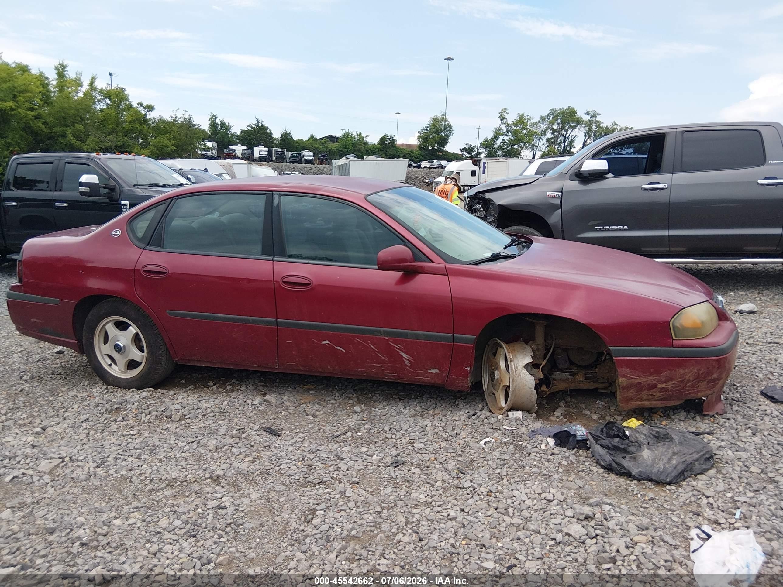 2005 Chevrolet Impala Police Red vin: 2G1WF55K659202914