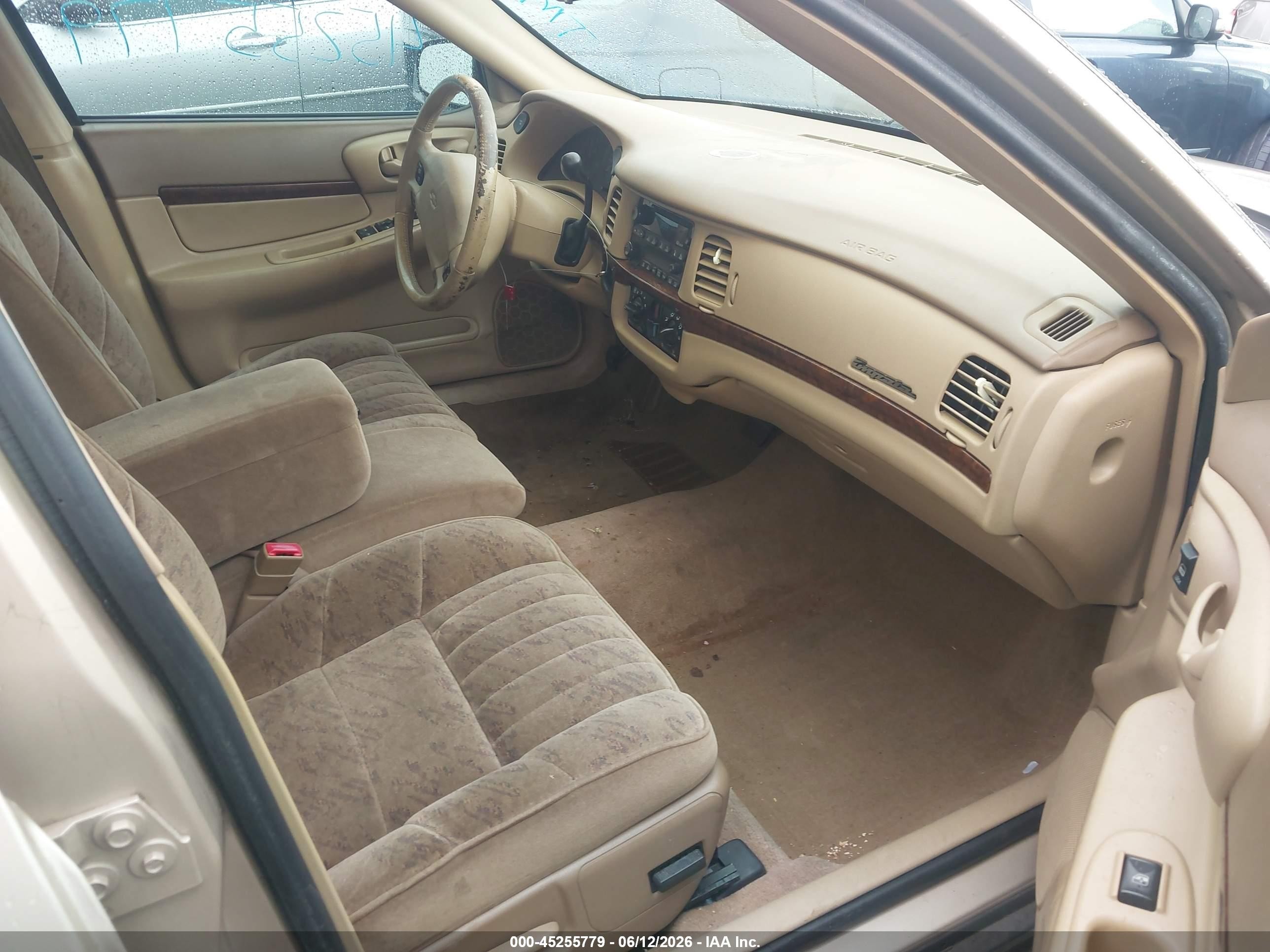 2000 Chevrolet Impala   Gold vin: 2G1WF55K7Y9143635