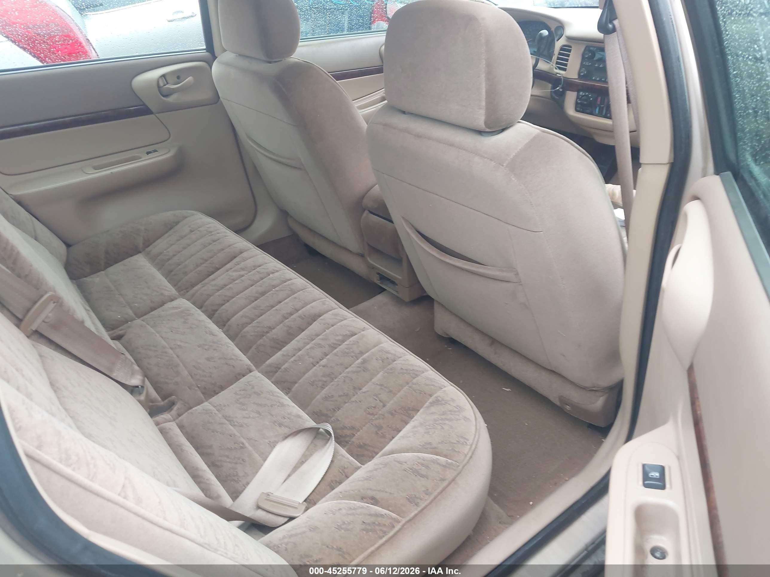 2000 Chevrolet Impala   Gold vin: 2G1WF55K7Y9143635