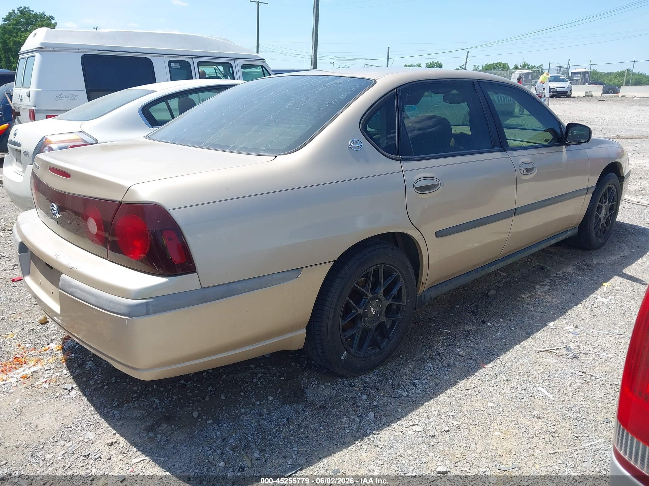 2000 Chevrolet Impala   Gold vin: 2G1WF55K7Y9143635