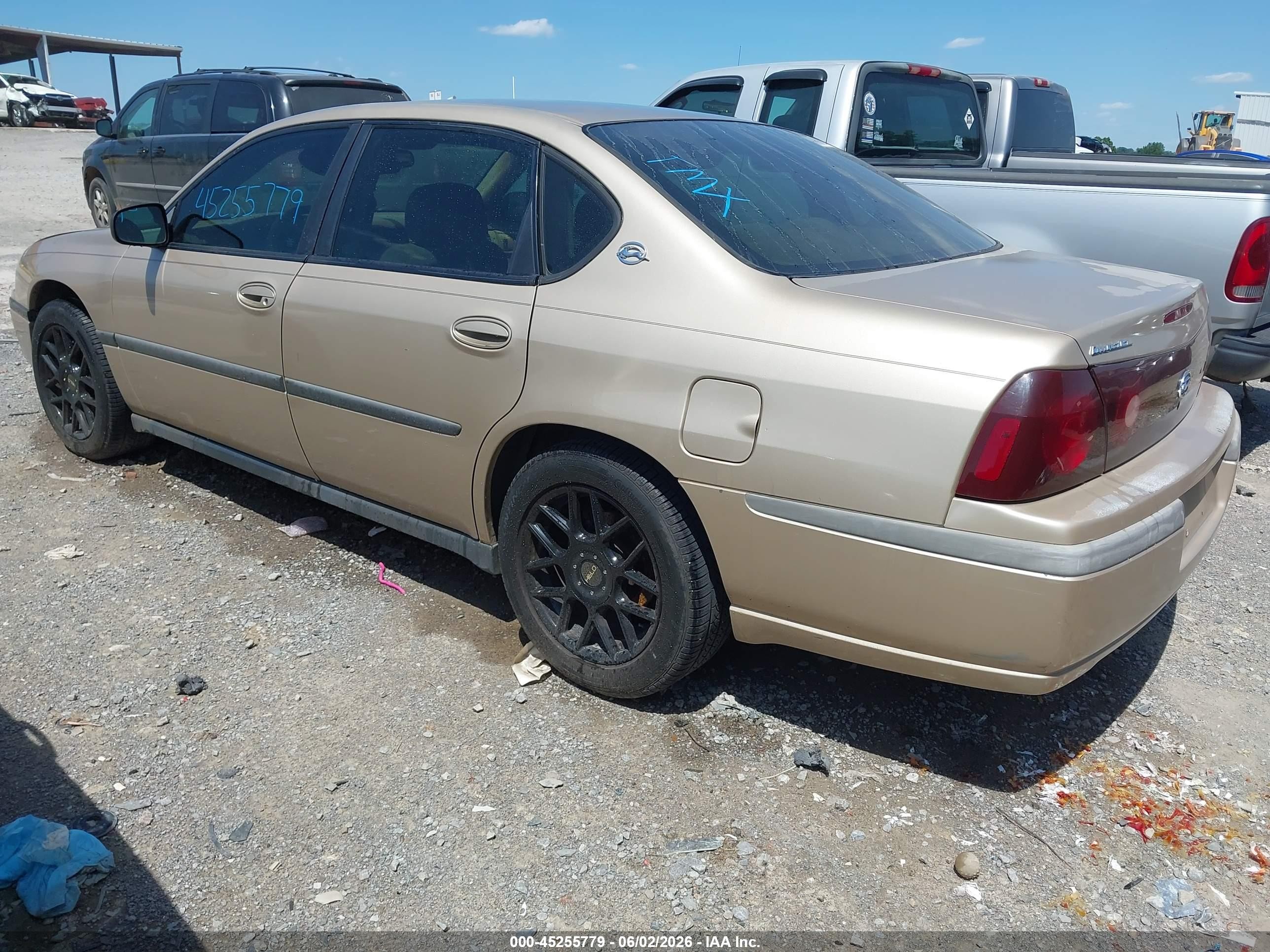 2000 Chevrolet Impala   Gold vin: 2G1WF55K7Y9143635
