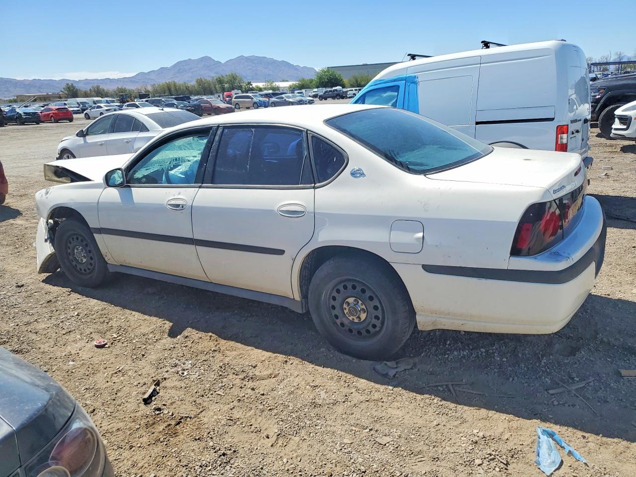 2005 Chevrolet Impala White vin: 2G1WF55K859217494
