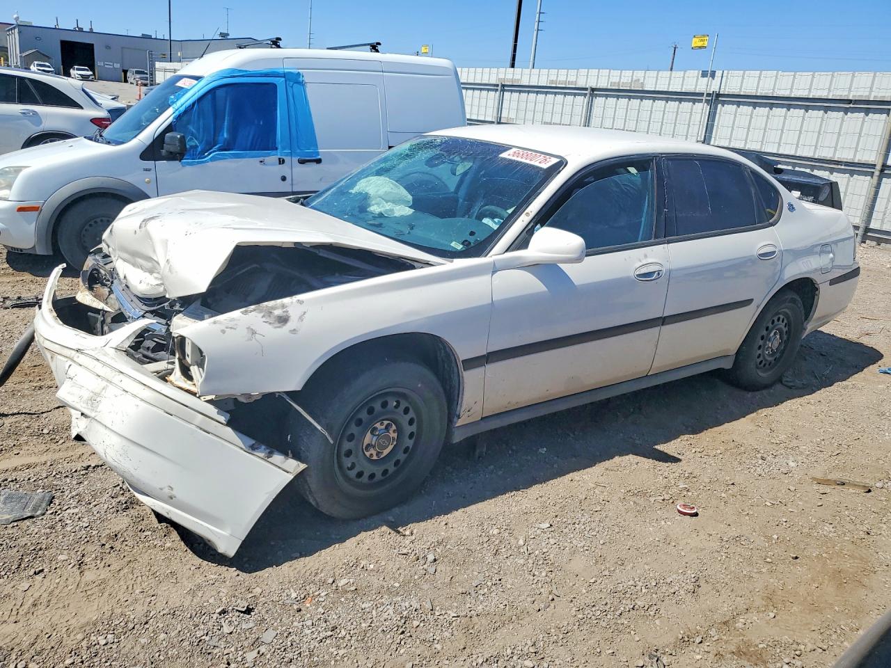 2005 Chevrolet Impala White vin: 2G1WF55K859217494