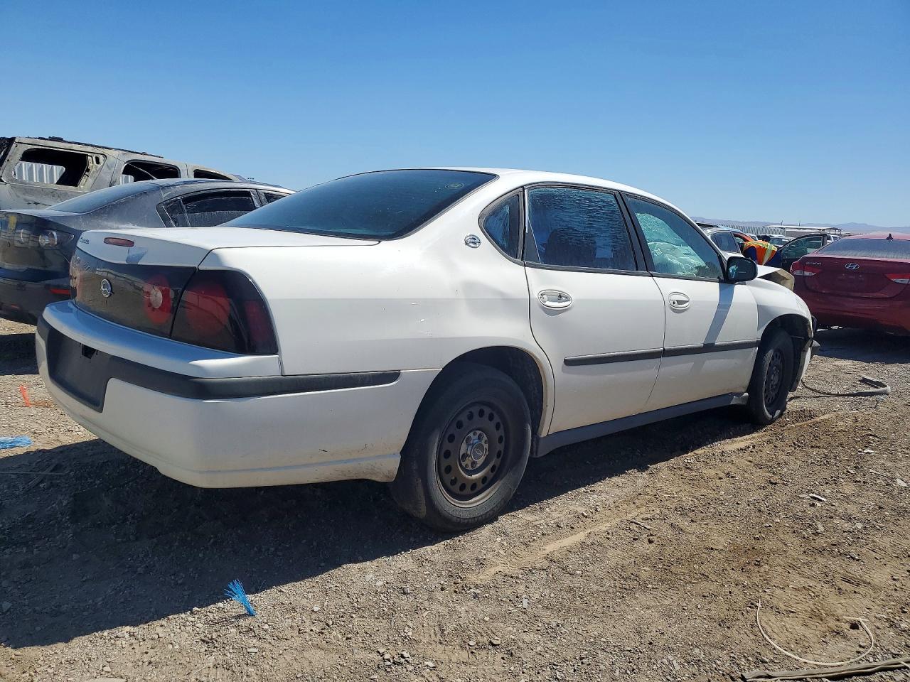 2005 Chevrolet Impala White vin: 2G1WF55K859217494