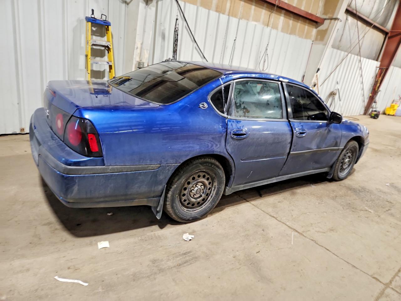 2005 Chevrolet Impala Синий vin: 2G1WF55KX59357580