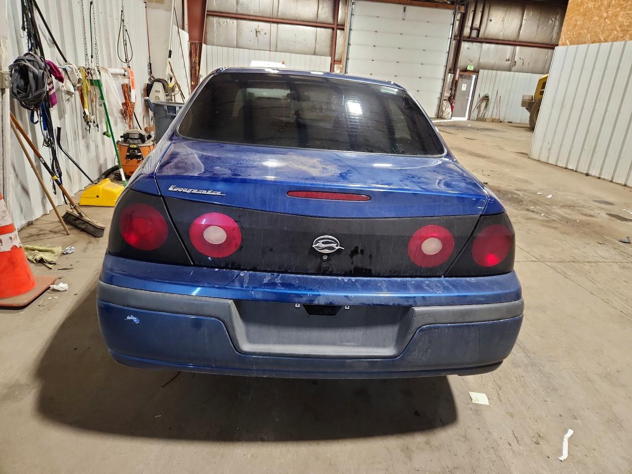 2005 Chevrolet Impala Синий vin: 2G1WF55KX59357580