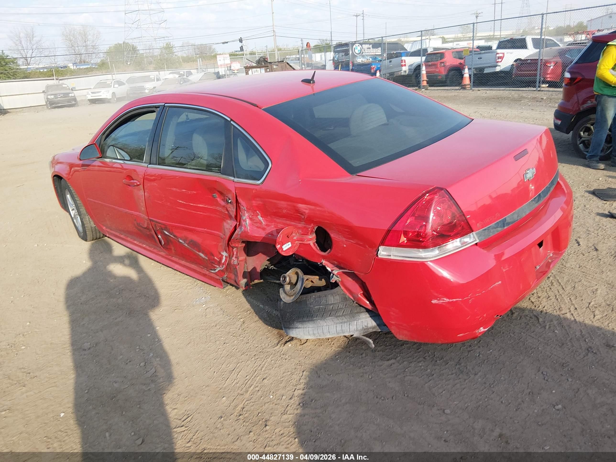 2012 Chevrolet Impala Ls Red vin: 2G1WF5E30C1158851