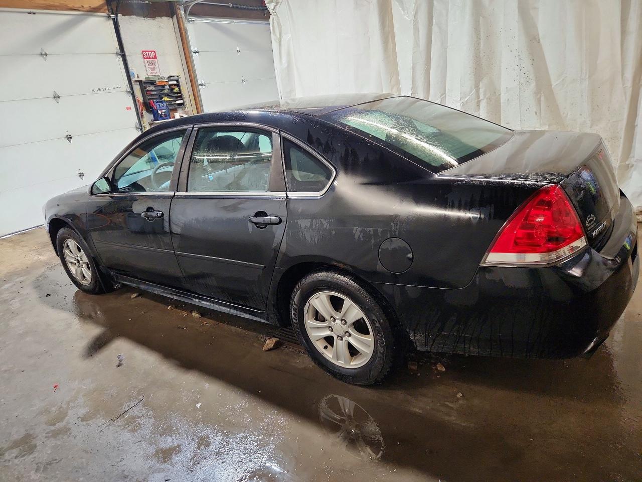 2012 Chevrolet Impala Ls Black vin: 2G1WF5E30C1302219