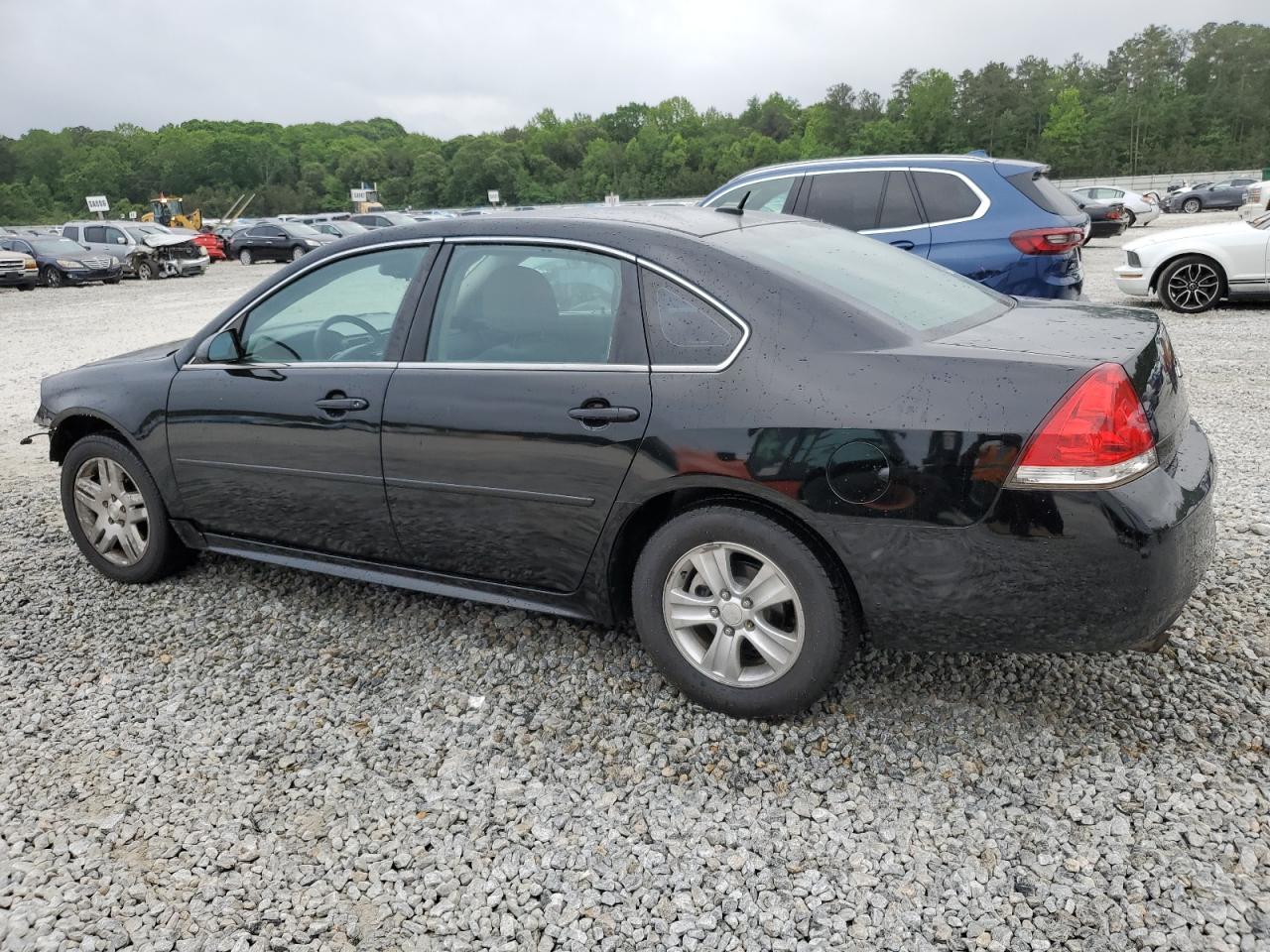 2013 Chevrolet Impala Ls Black vin: 2G1WF5E30D1100188