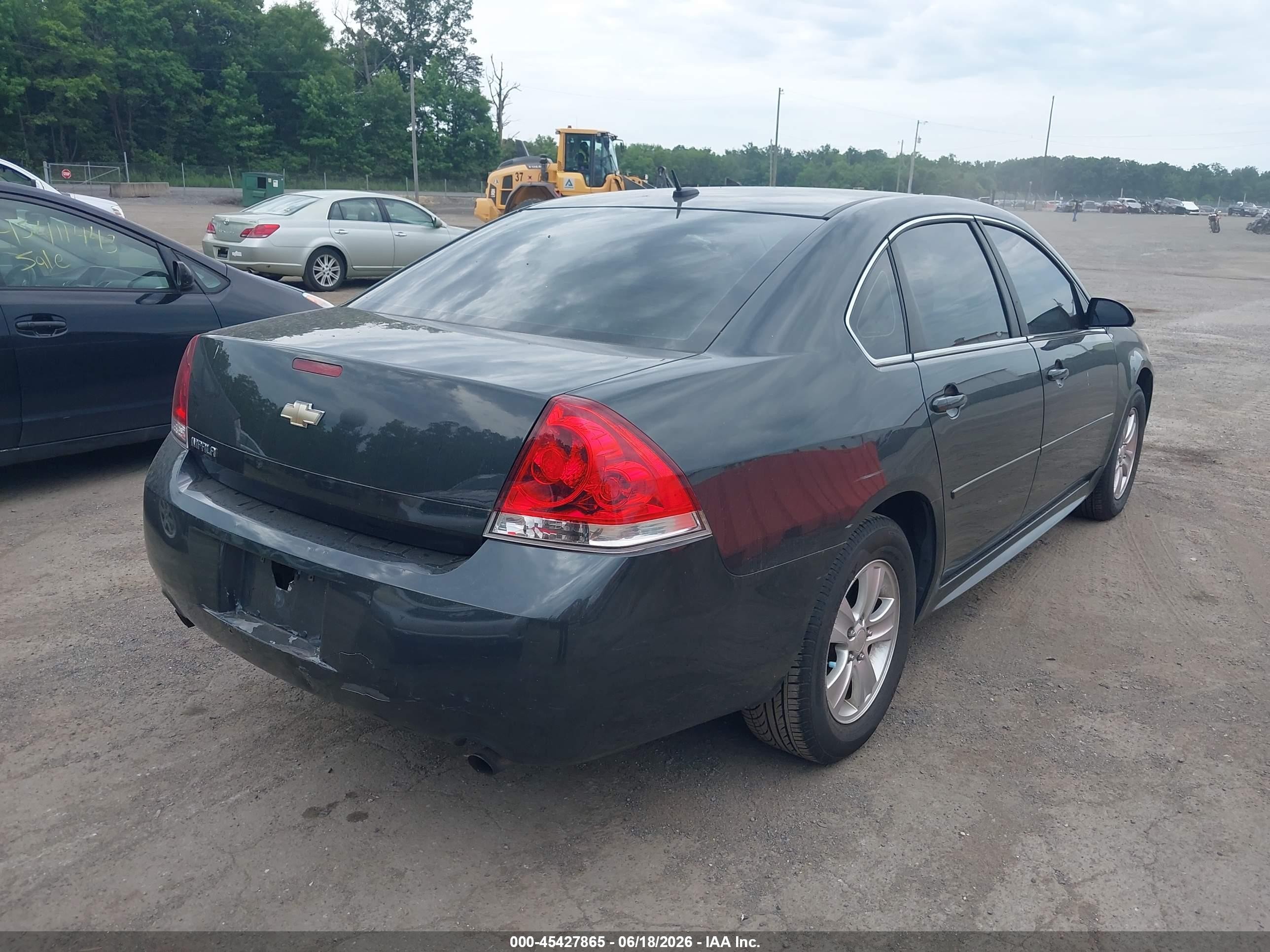 2013 Chevrolet Impala Ls Black vin: 2G1WF5E30D1237745