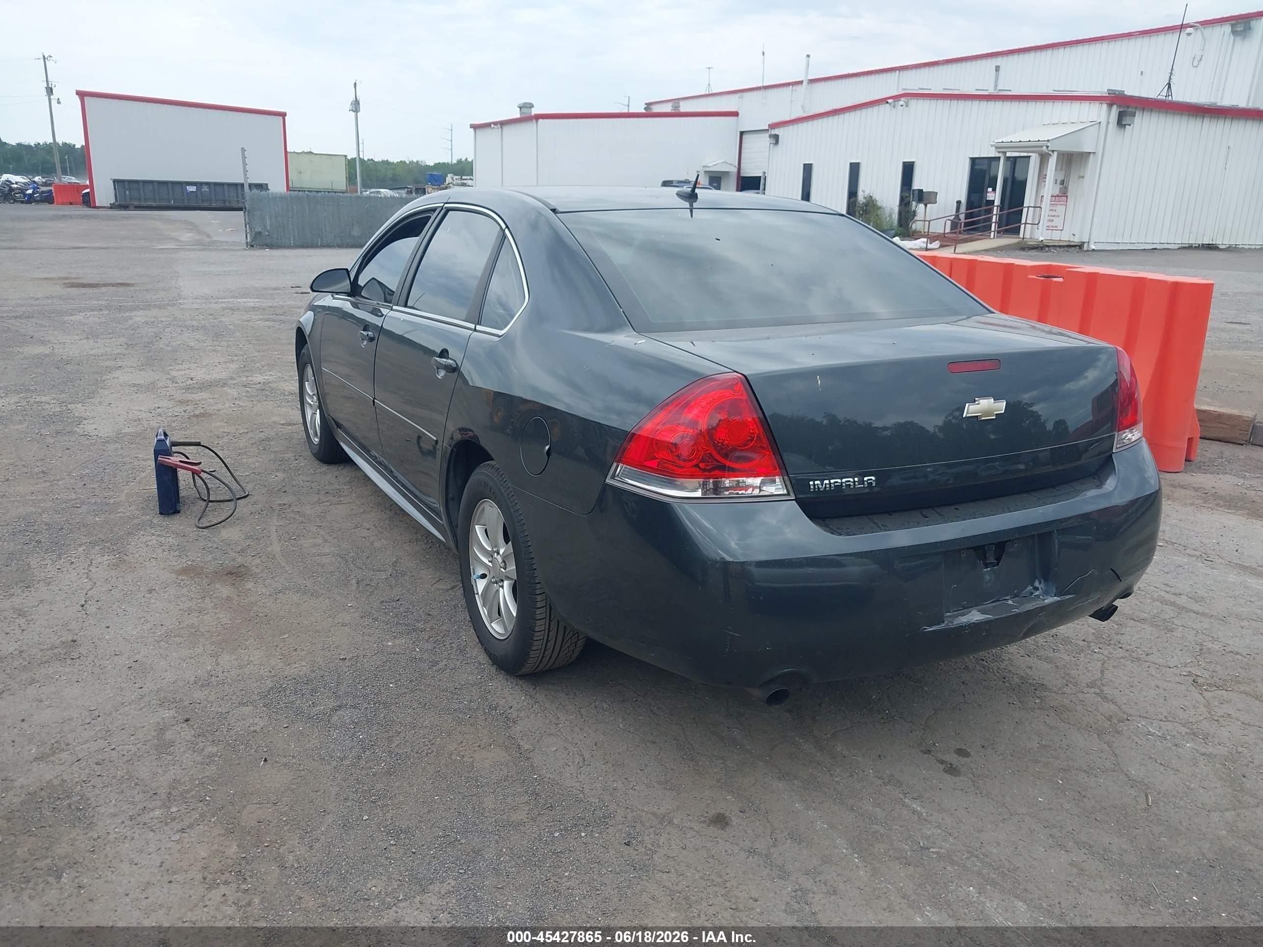 2013 Chevrolet Impala Ls Black vin: 2G1WF5E30D1237745