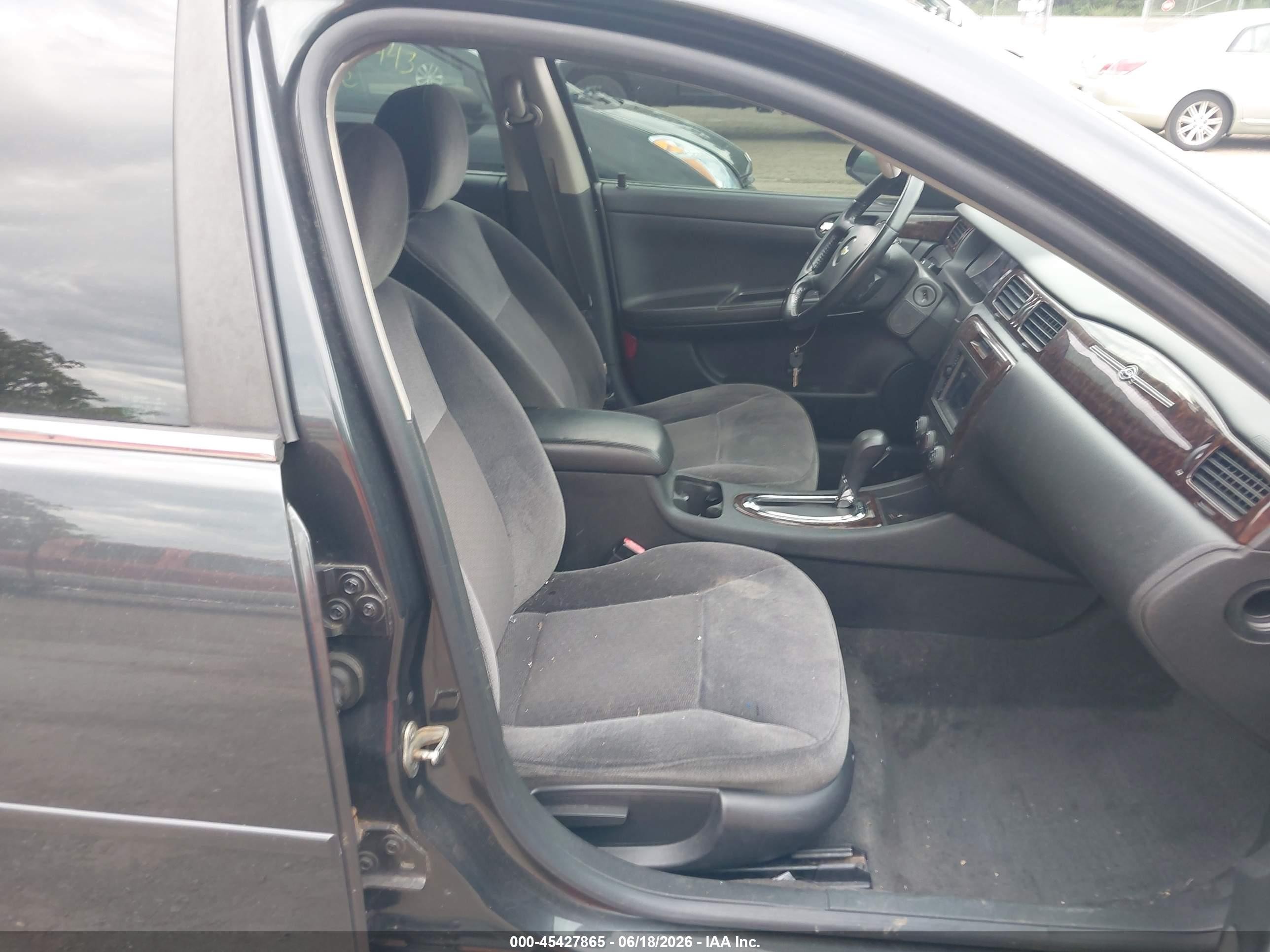 2013 Chevrolet Impala Ls Black vin: 2G1WF5E30D1237745