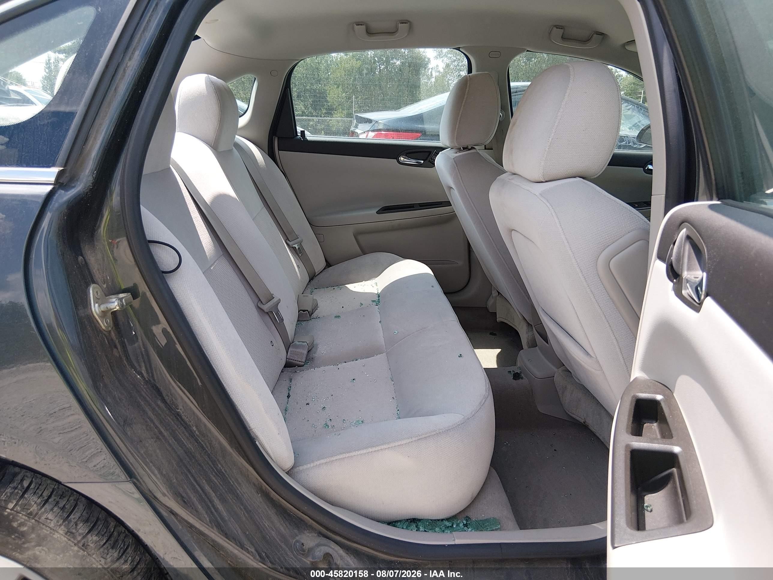2013 Chevrolet Impala Ls Black vin: 2G1WF5E30D1256375