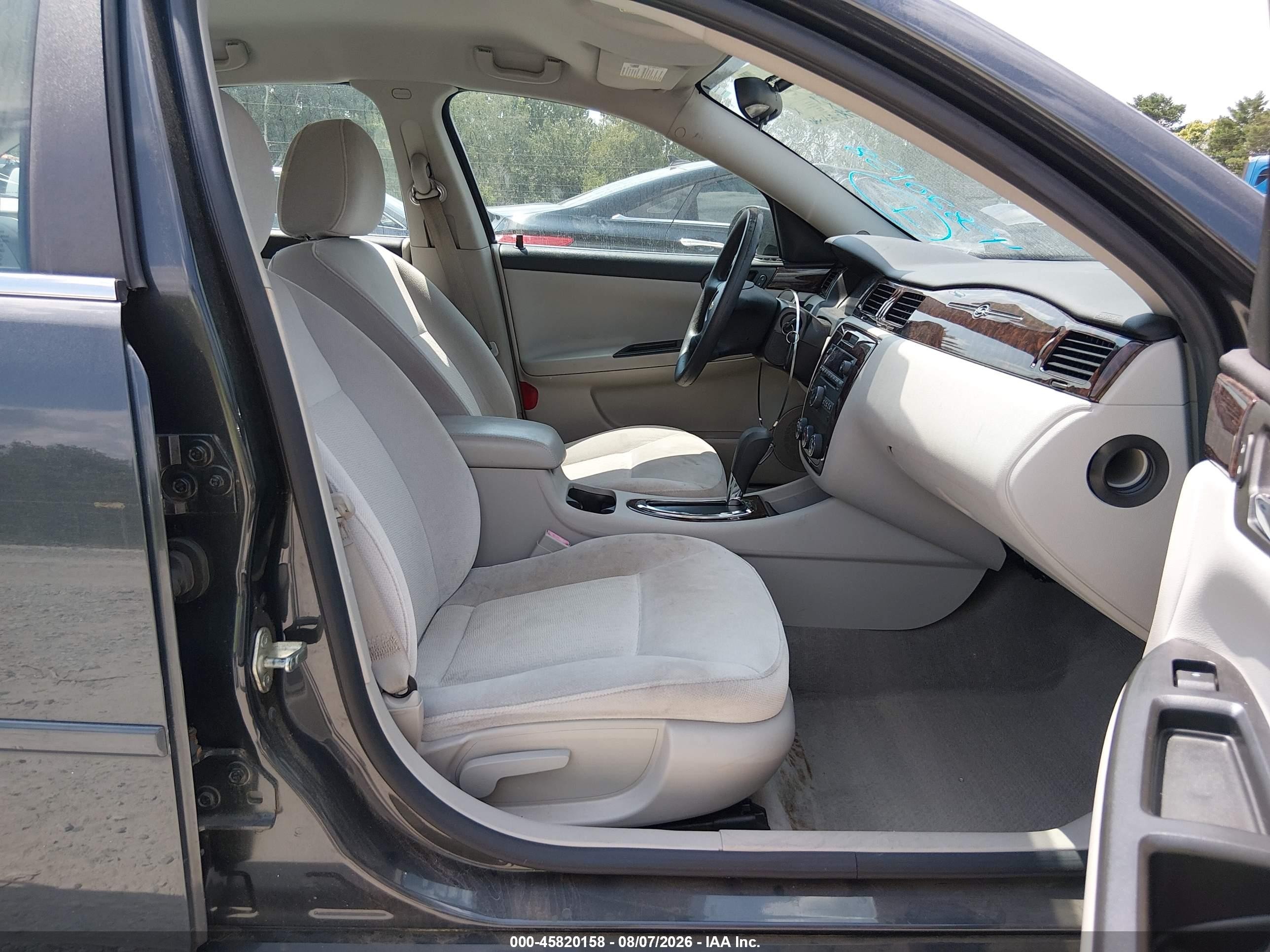 2013 Chevrolet Impala Ls Black vin: 2G1WF5E30D1256375