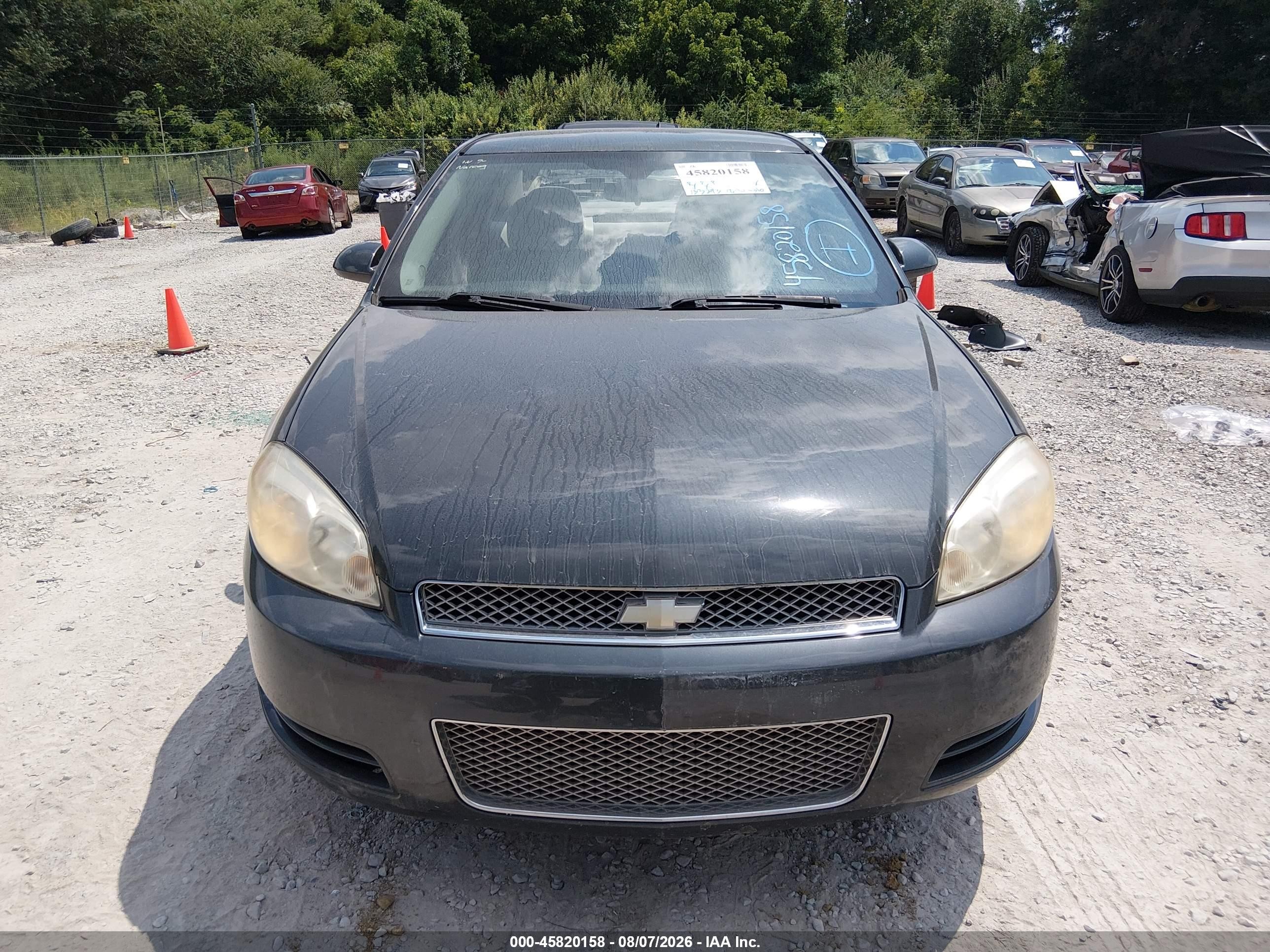 2013 Chevrolet Impala Ls Black vin: 2G1WF5E30D1256375