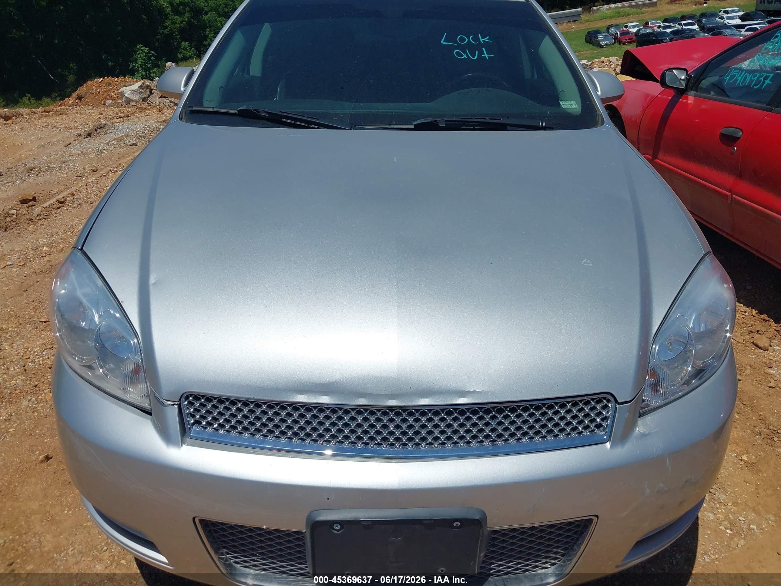 2012 Chevrolet Impala Ls Silver vin: 2G1WF5E31C1285821