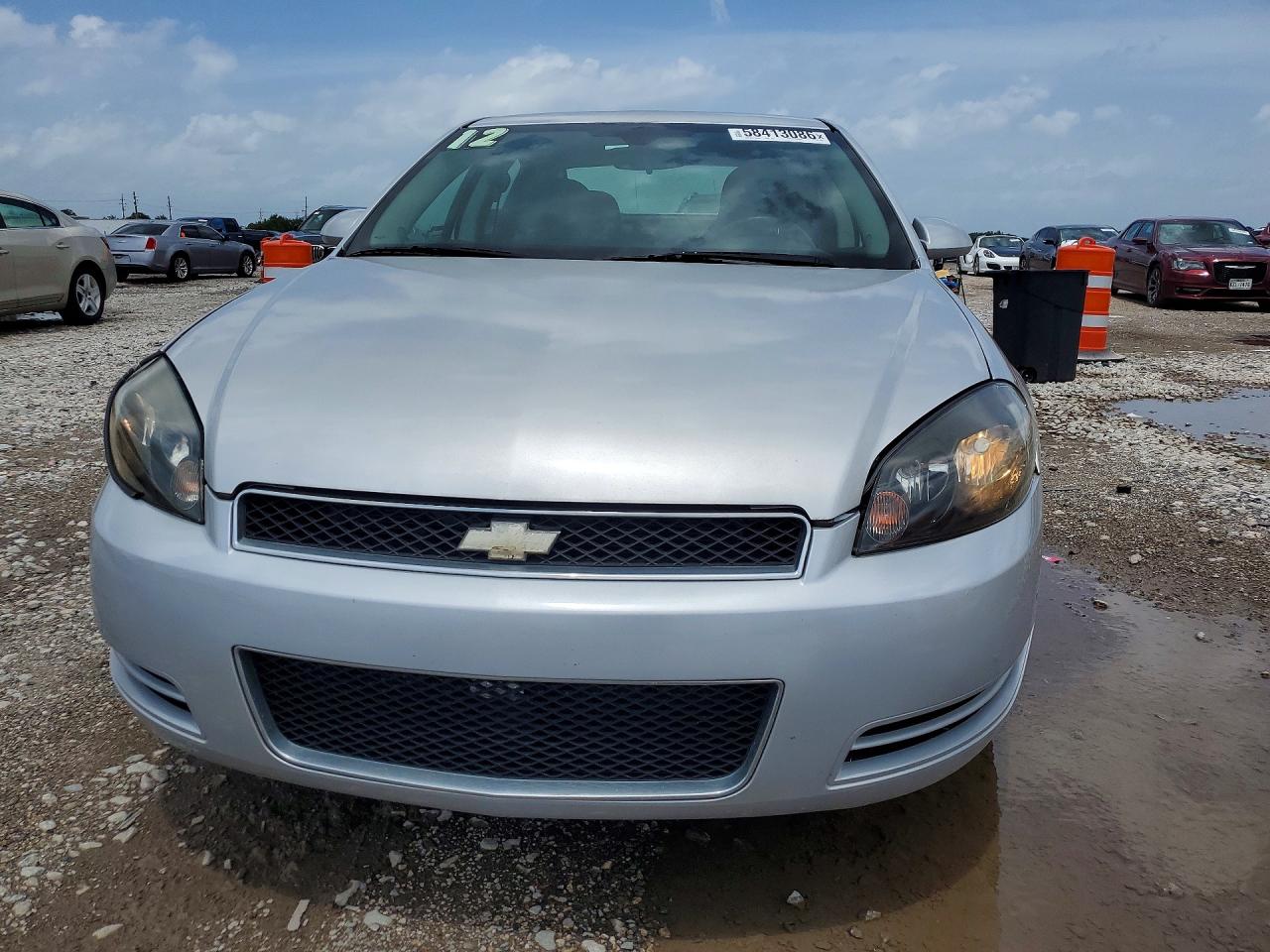 2012 Chevrolet Impala Ls Gray vin: 2G1WF5E31C1310877