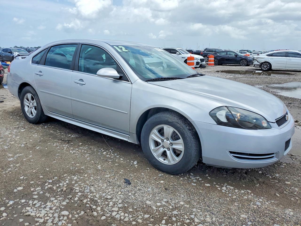 2012 Chevrolet Impala Ls Gray vin: 2G1WF5E31C1310877